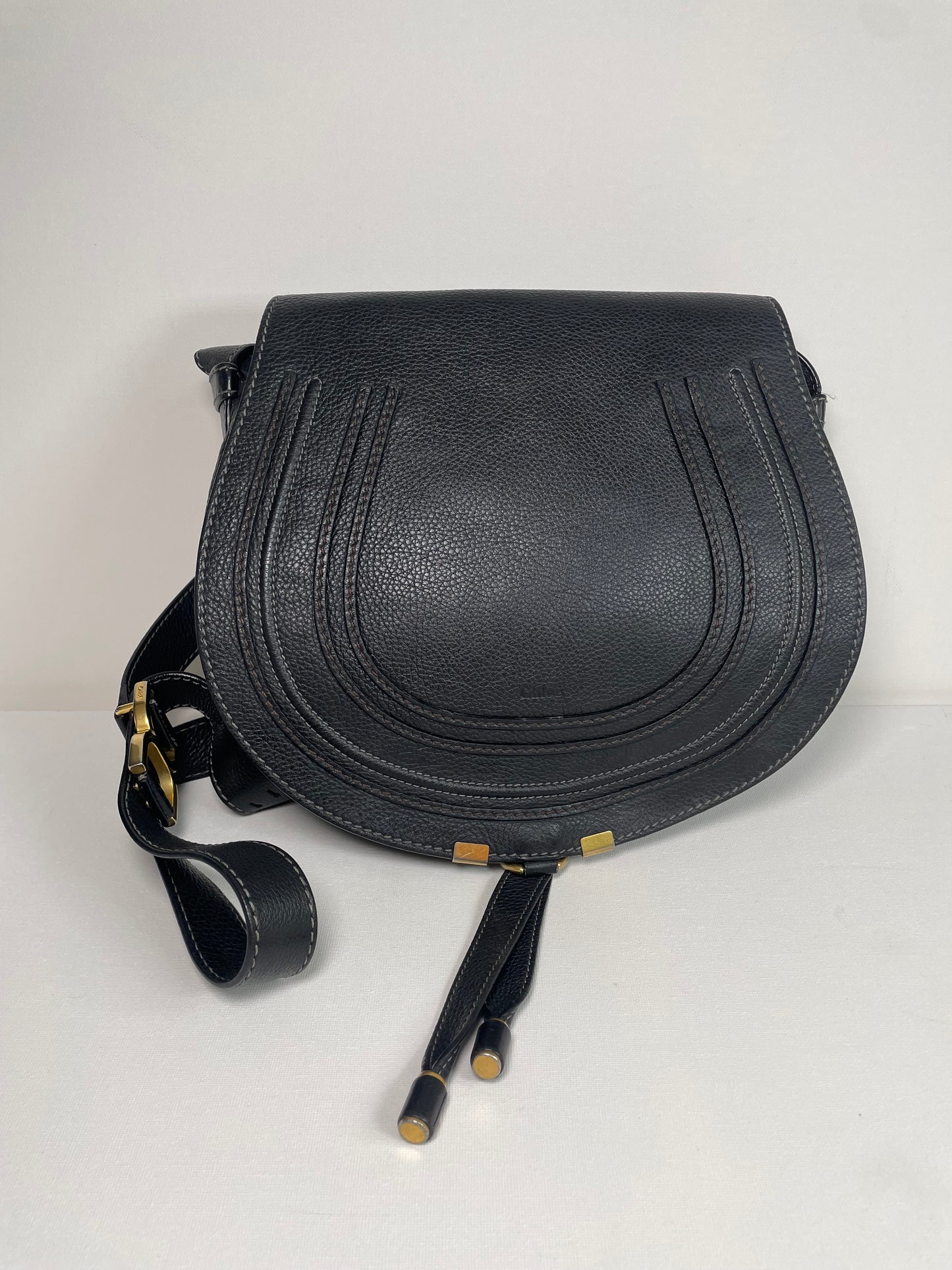 Preloved Chloe Marcie Satchel Crossbody Bag, Medium