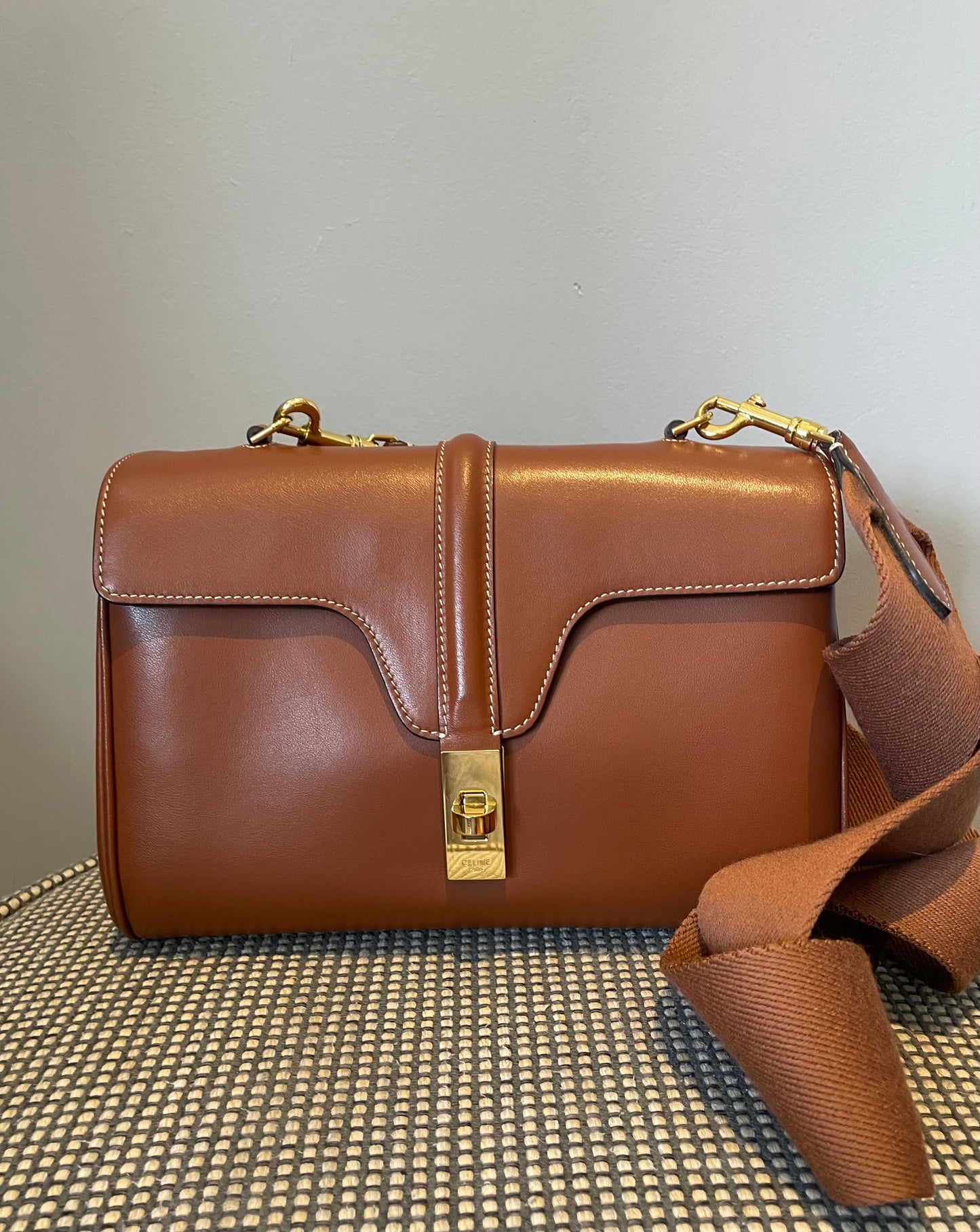 Preloved Celine Teen Soft 16 Shoulder Bag