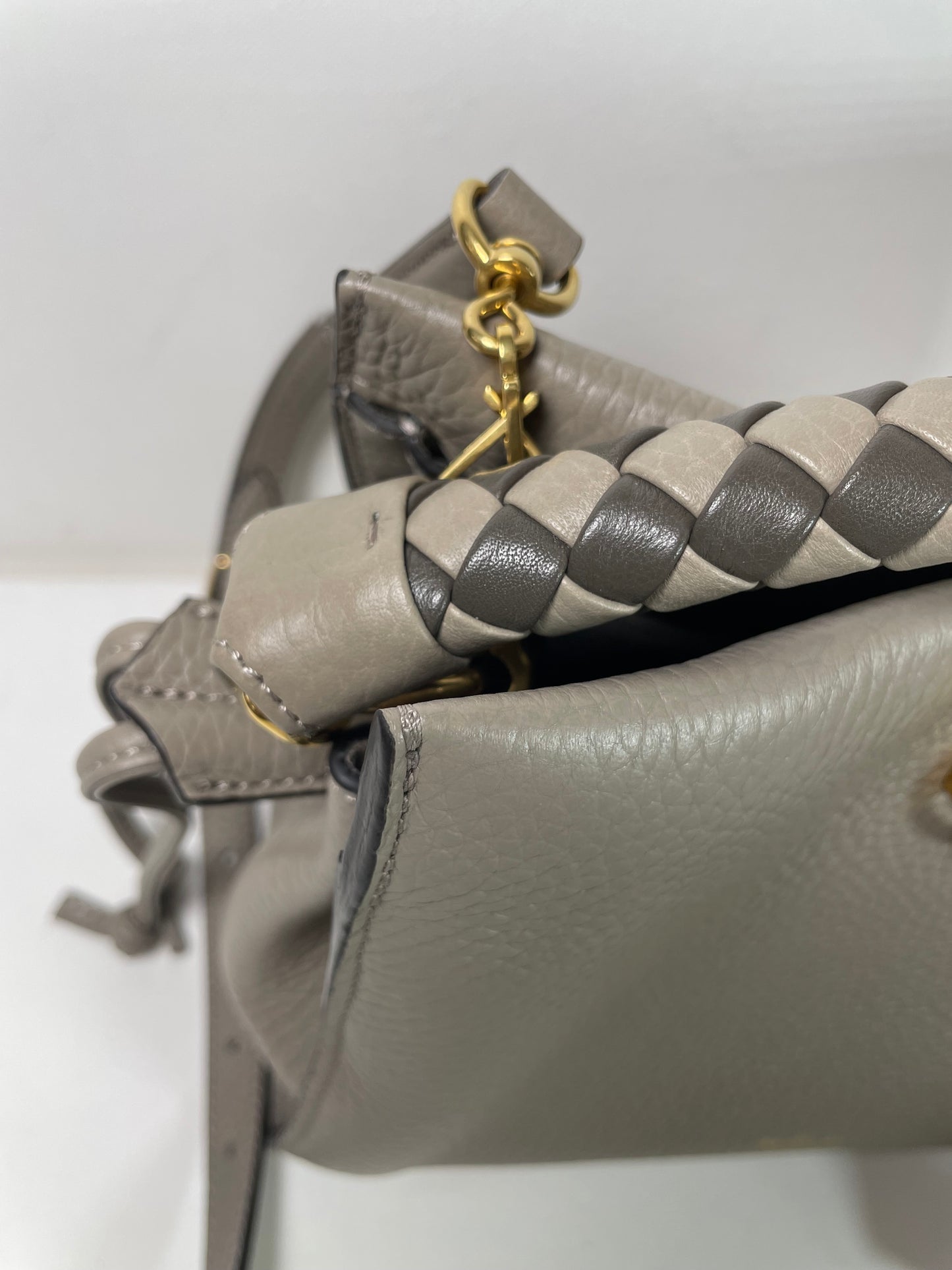 Preloved Mulberry Iris Shoulder Bag, Small