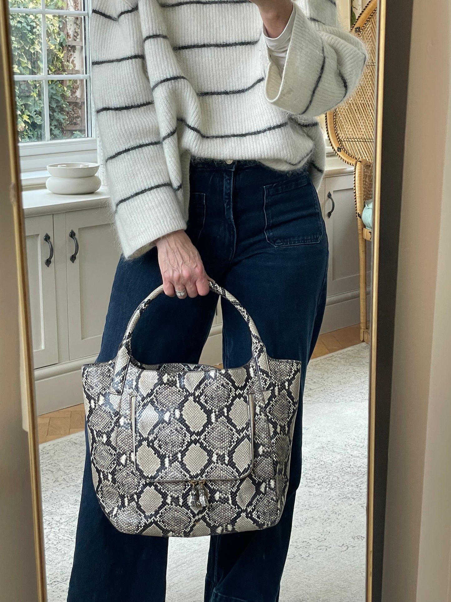 Preloved Anya Hindmarch Soft Vere Tote Bag