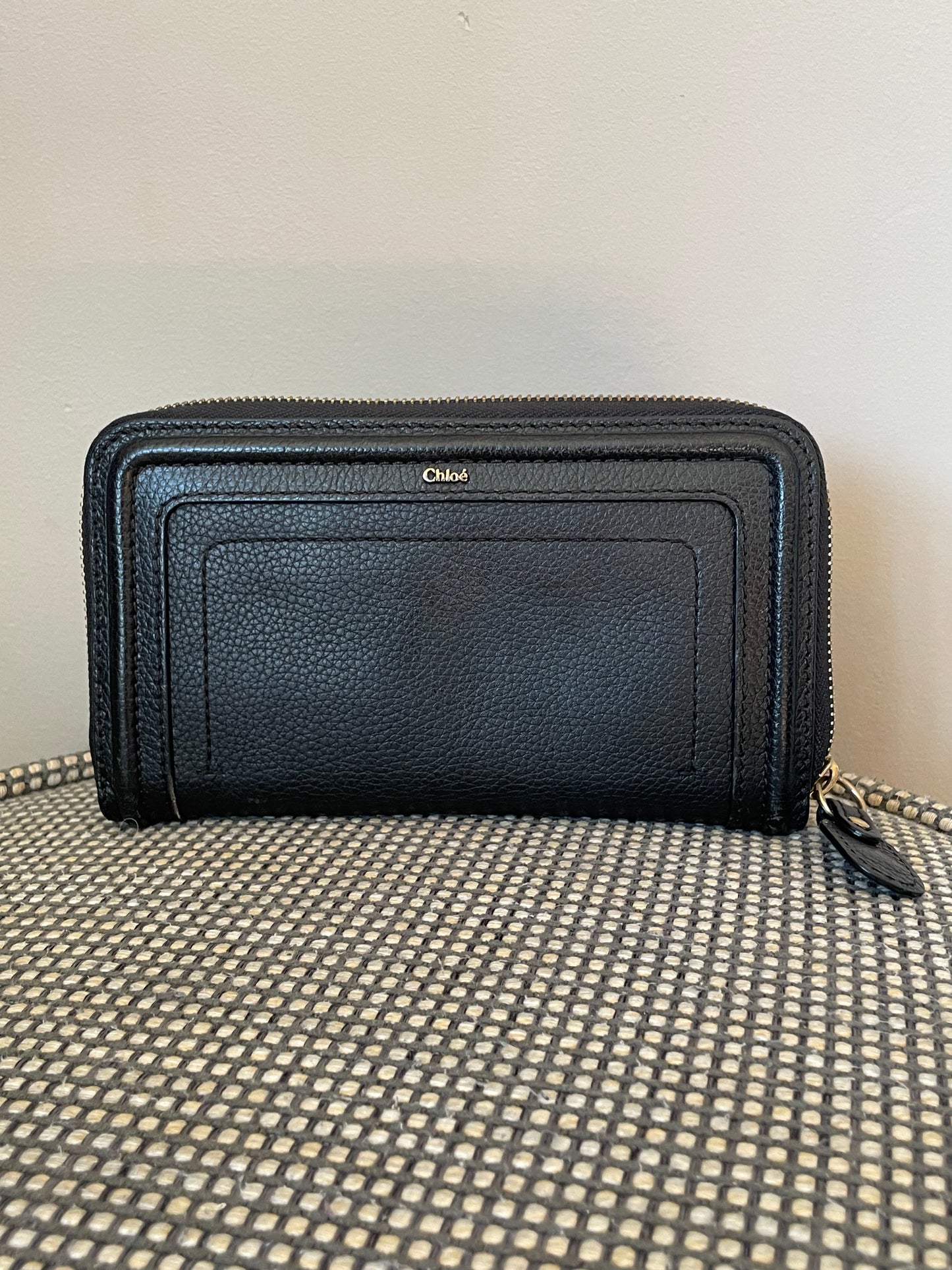 Preloved Chloe Marcie Long Zip Round Wallet