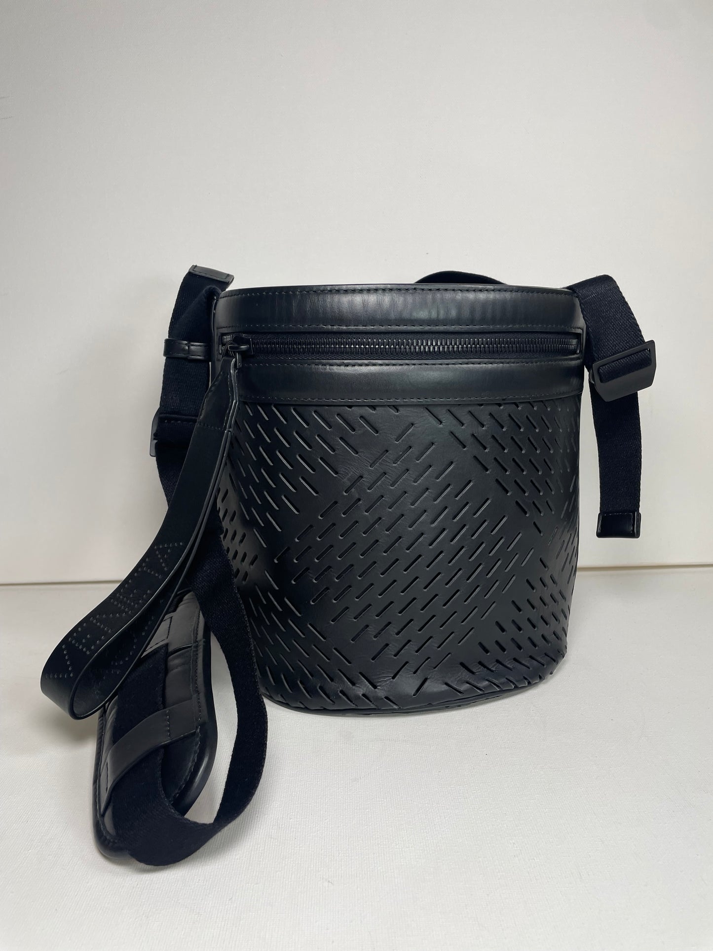 Preloved Bottega Veneta Perforated Bucket Bag