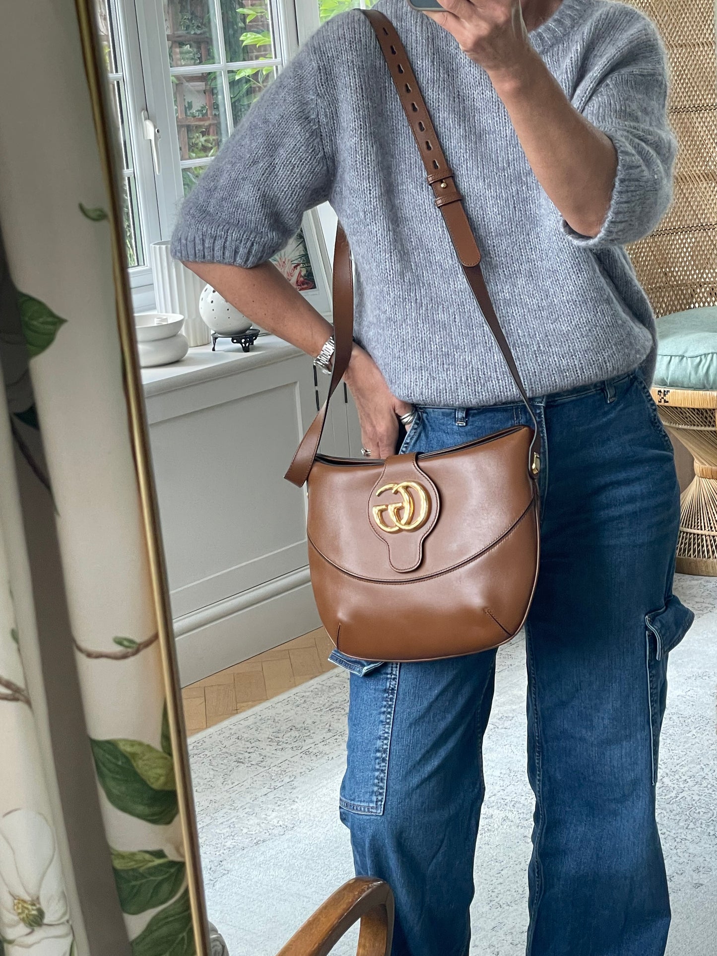 Preloved Gucci Arli Shoulder Bag, Medium