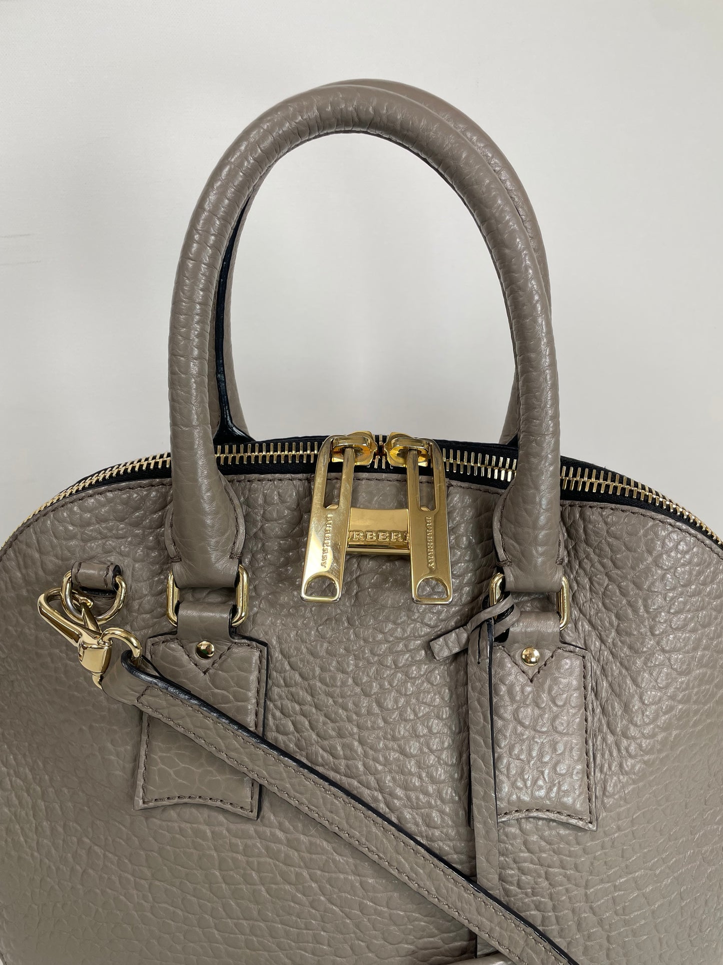 Preloved Burberry Orchard Tote Bag with Long Strap, Medium
