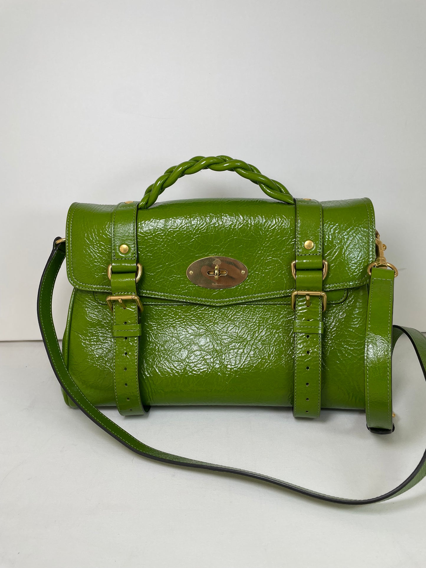 Preloved Mulberry Alexa Satchel Bag, Regular