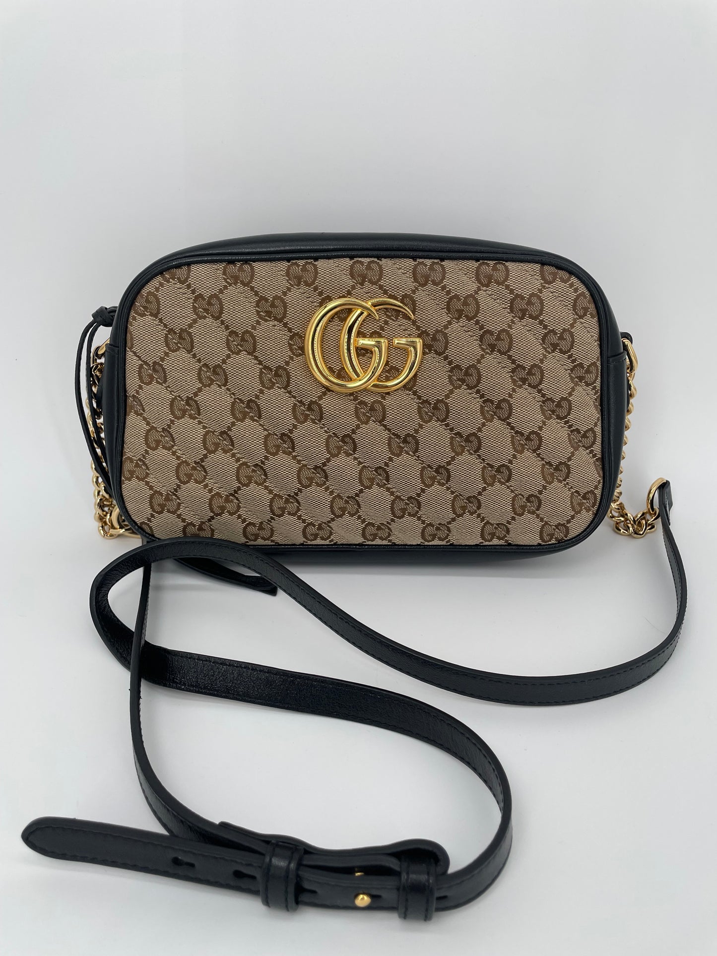 Preloved Gucci Matelasse Diagonal GG Marmont Bag, Small