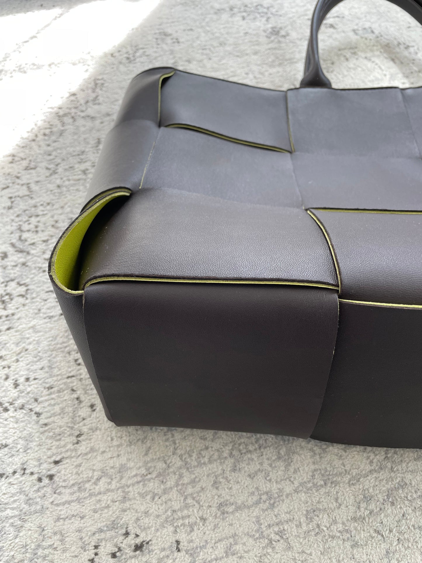 Preloved Bottega Veneta Maxi Intrecciato Arco Tote, Large