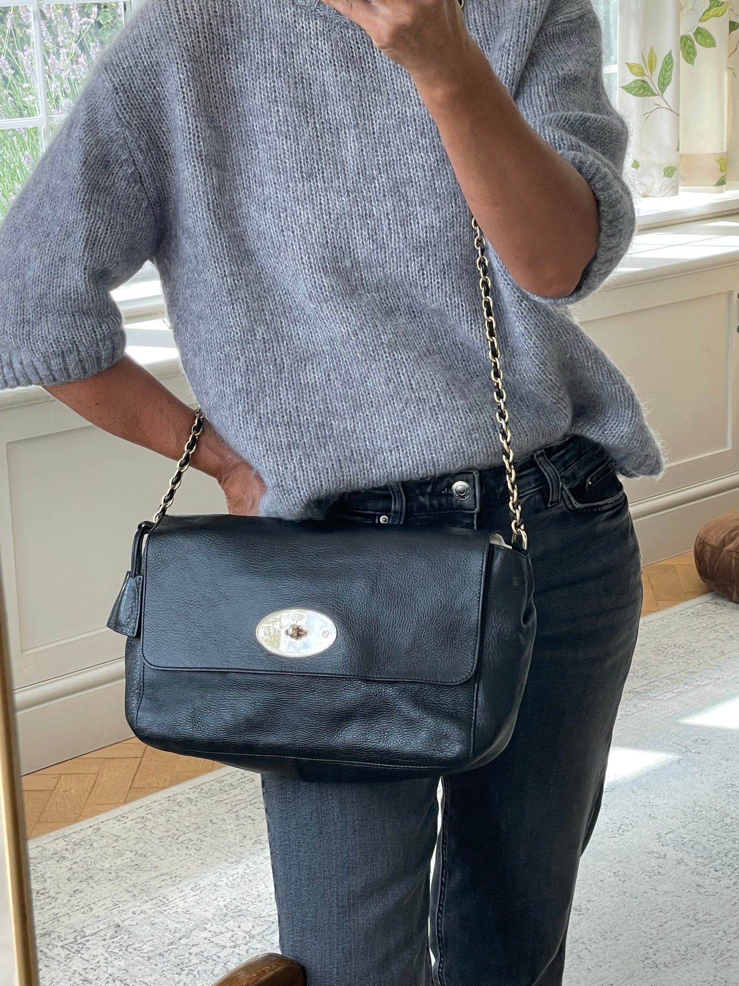 Preloved Mulberry Lily Shoulder Bag, Large