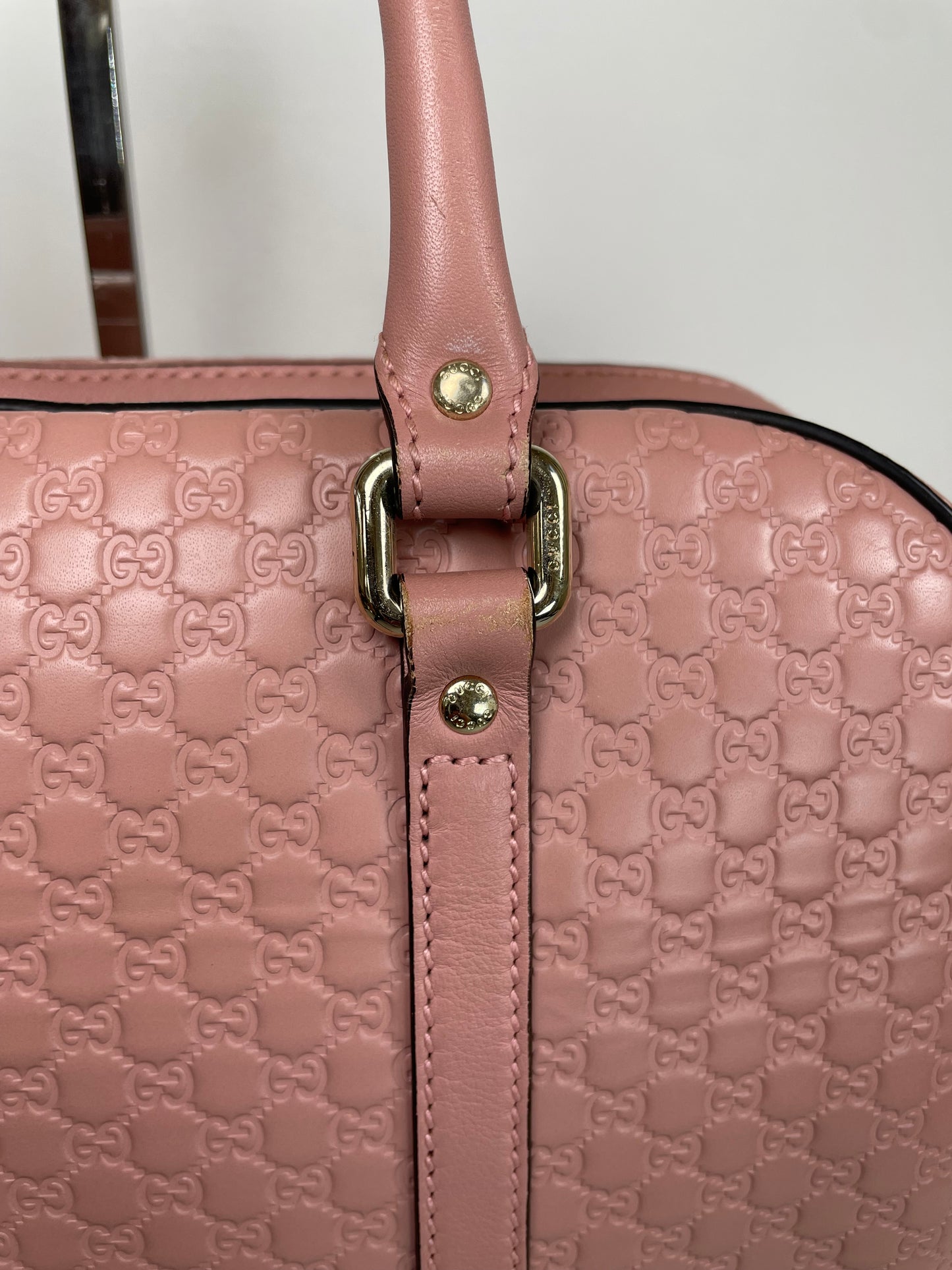 Preloved Gucci Microguccissima Crossbody Bag, Small