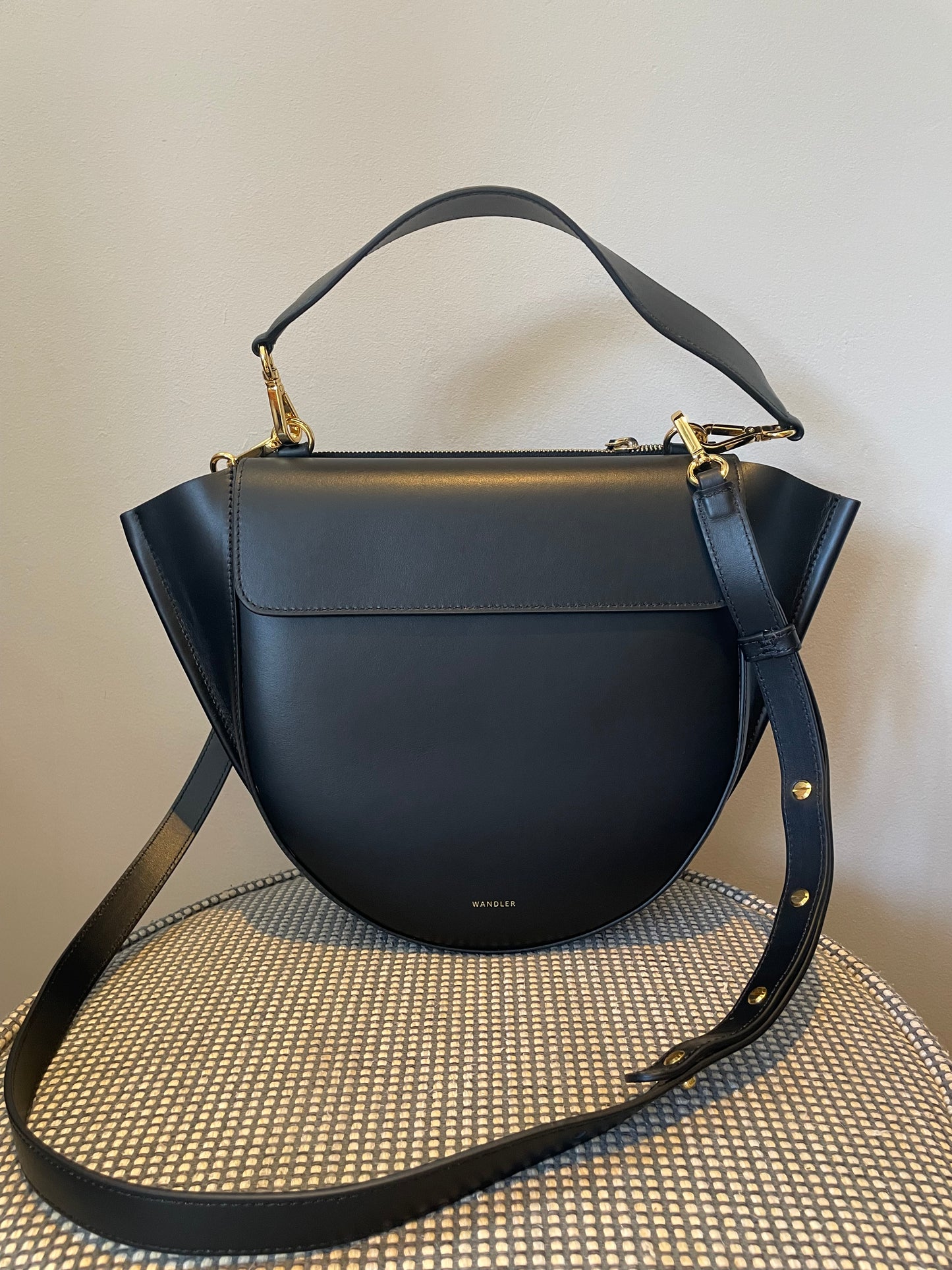Preloved Wandler Hortensia Crossbody Bag and Top Handle Bag, Medium
