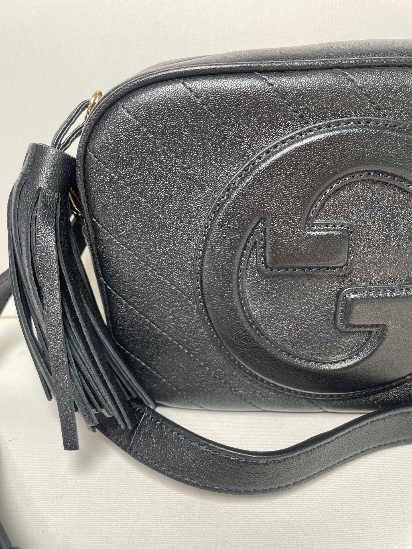 Preloved Gucci Blonde Crossbody Bag, Small
