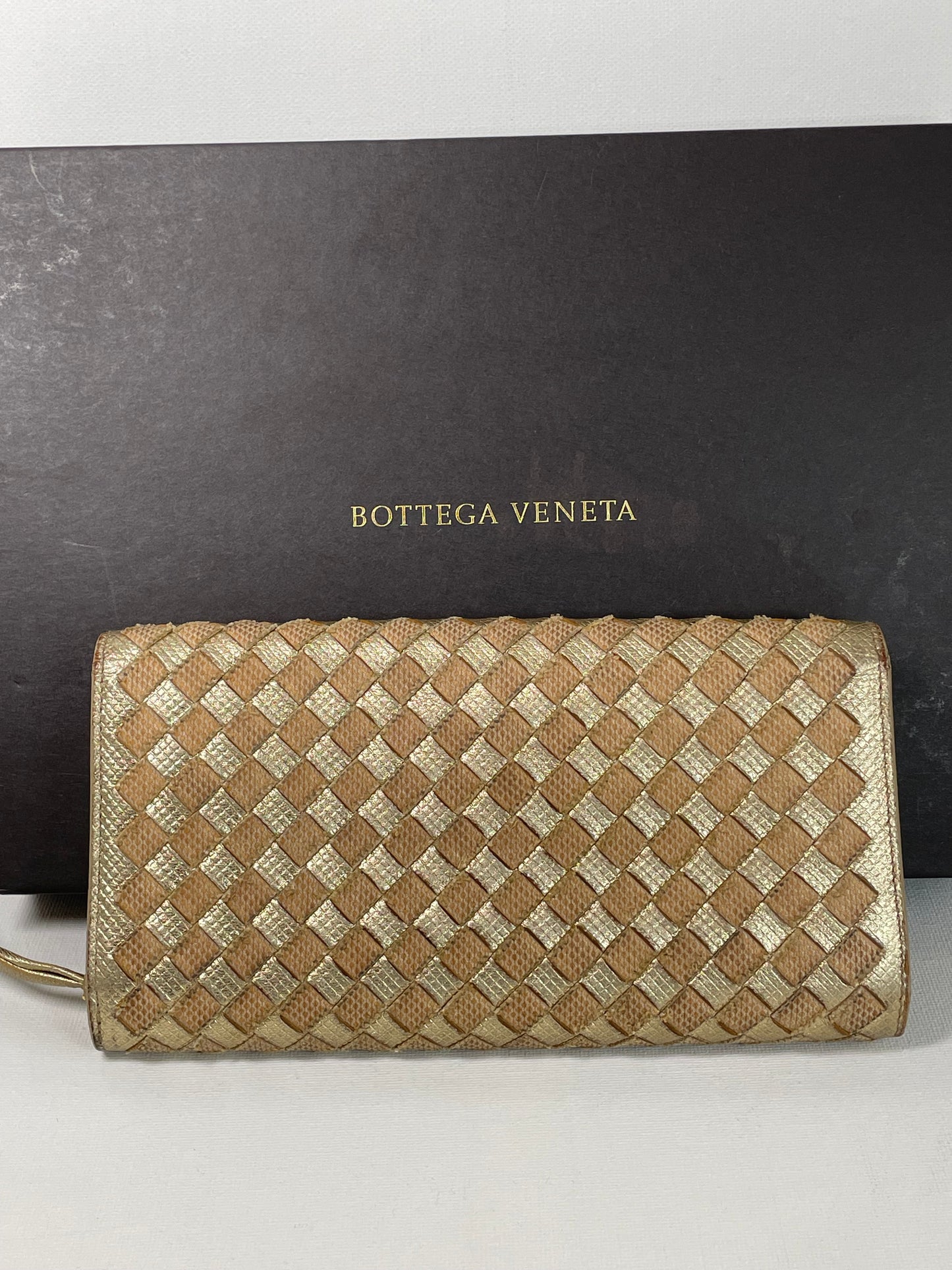 Preloved Bottega Veneta Intrecciato Grommet Continental Wallet