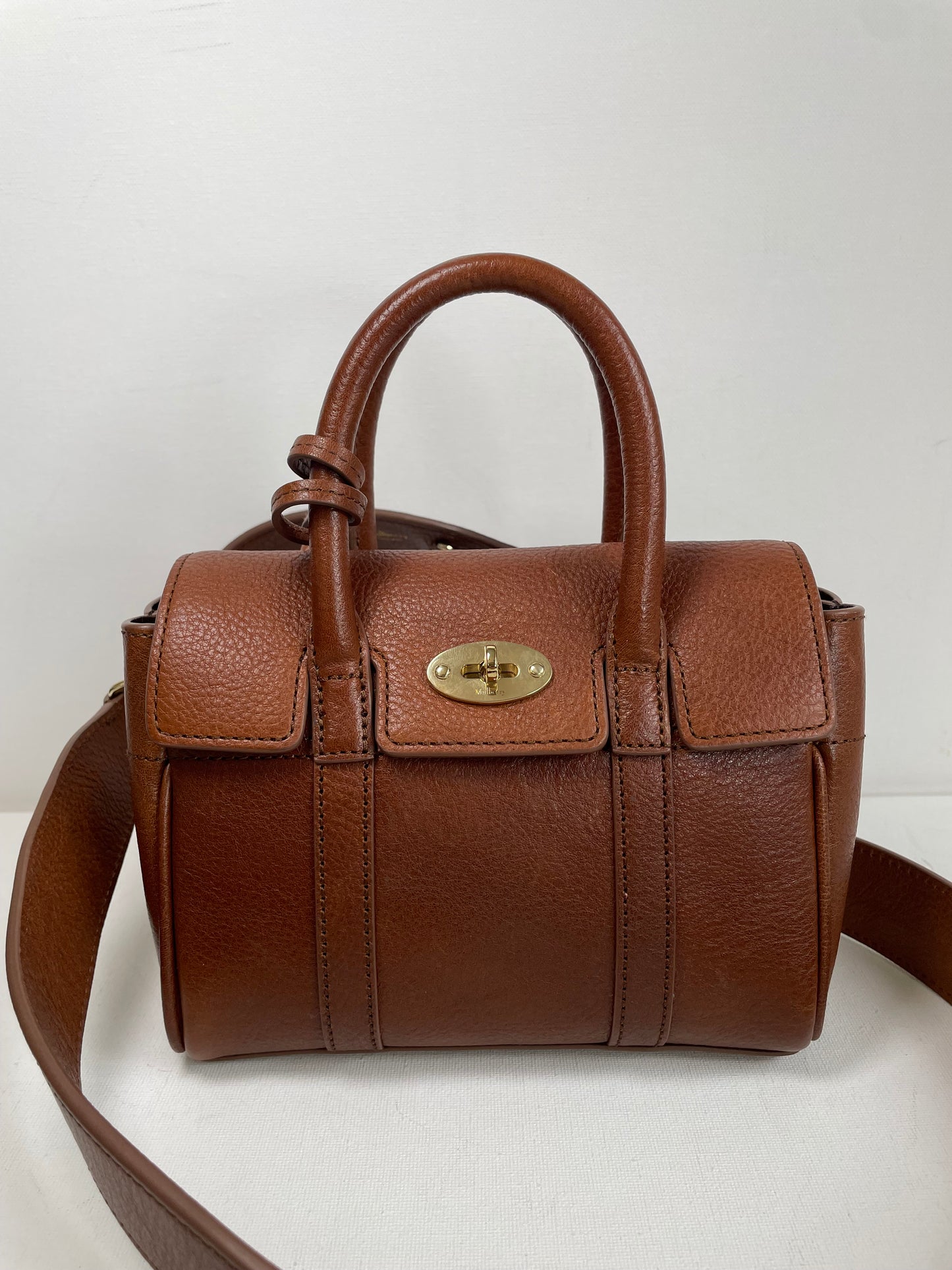 Preloved Mulberry Bayswater Satchel Bag, Mini