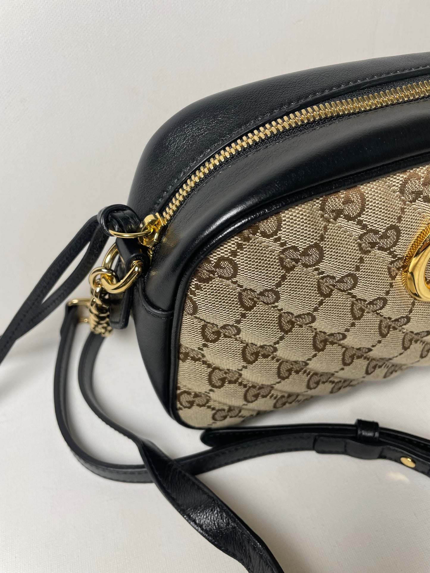 Preloved Gucci Matelasse Diagonal GG Marmont Bag, Small