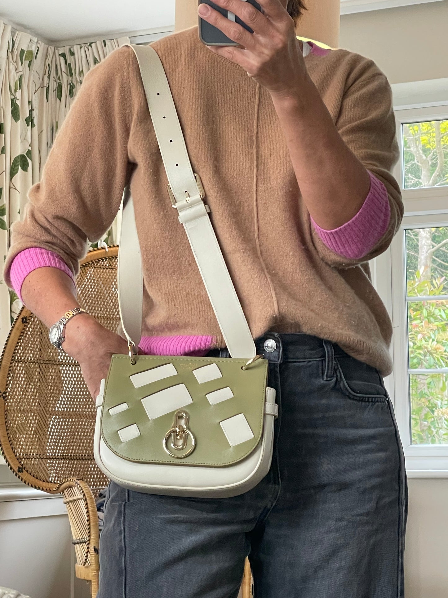 Preloved Mulberry Amberley Satchel Bag, Small