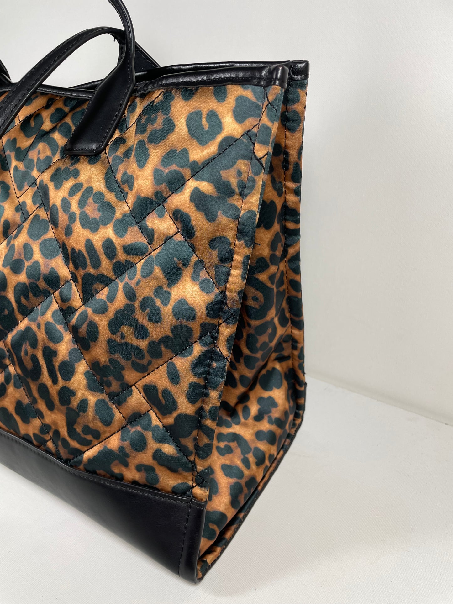 Preloved Kurt Geiger Leopard Print Shopping Tote Bag
