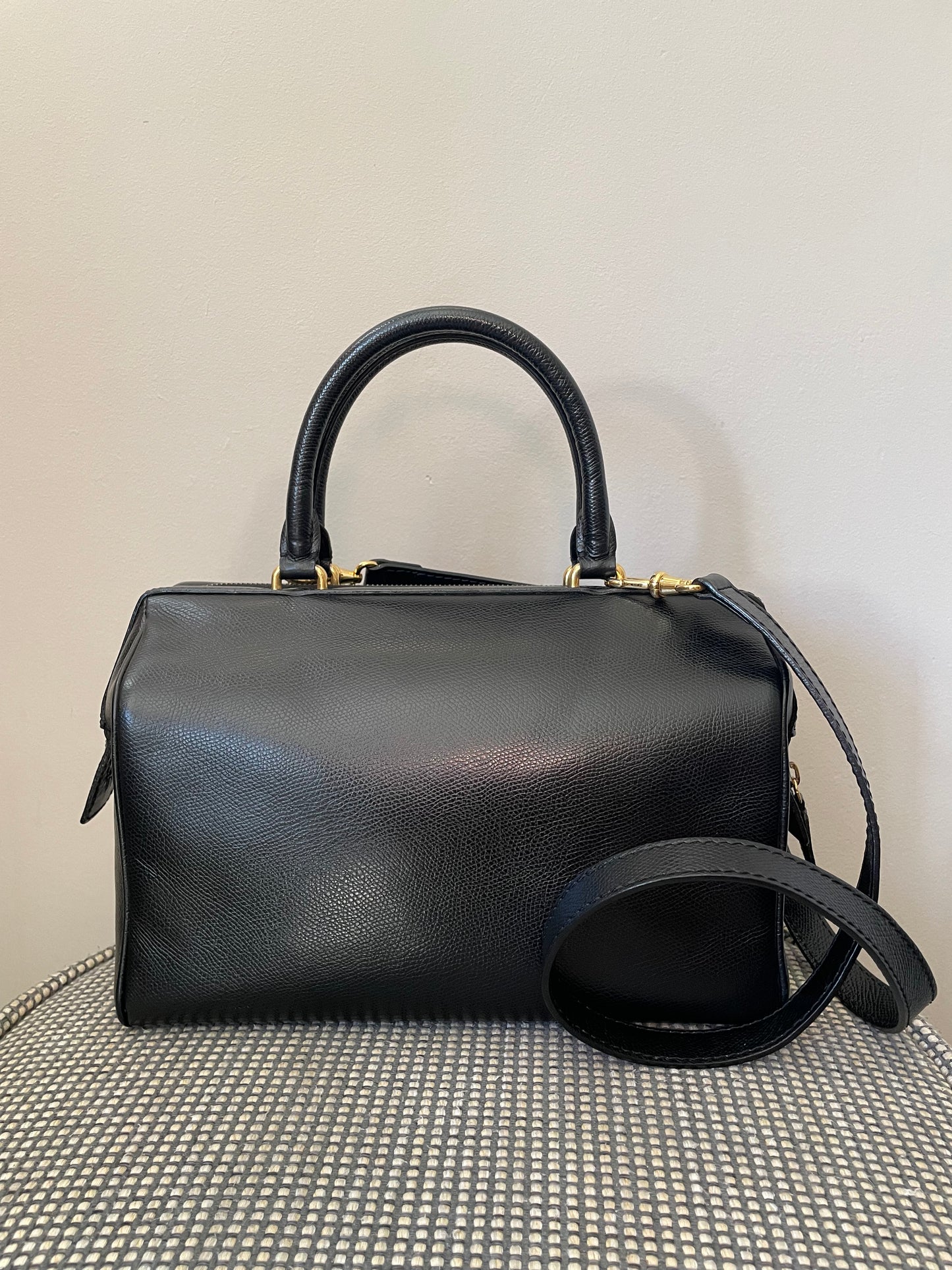 Preloved, Vintage Celine Boston Bag with Long Strap