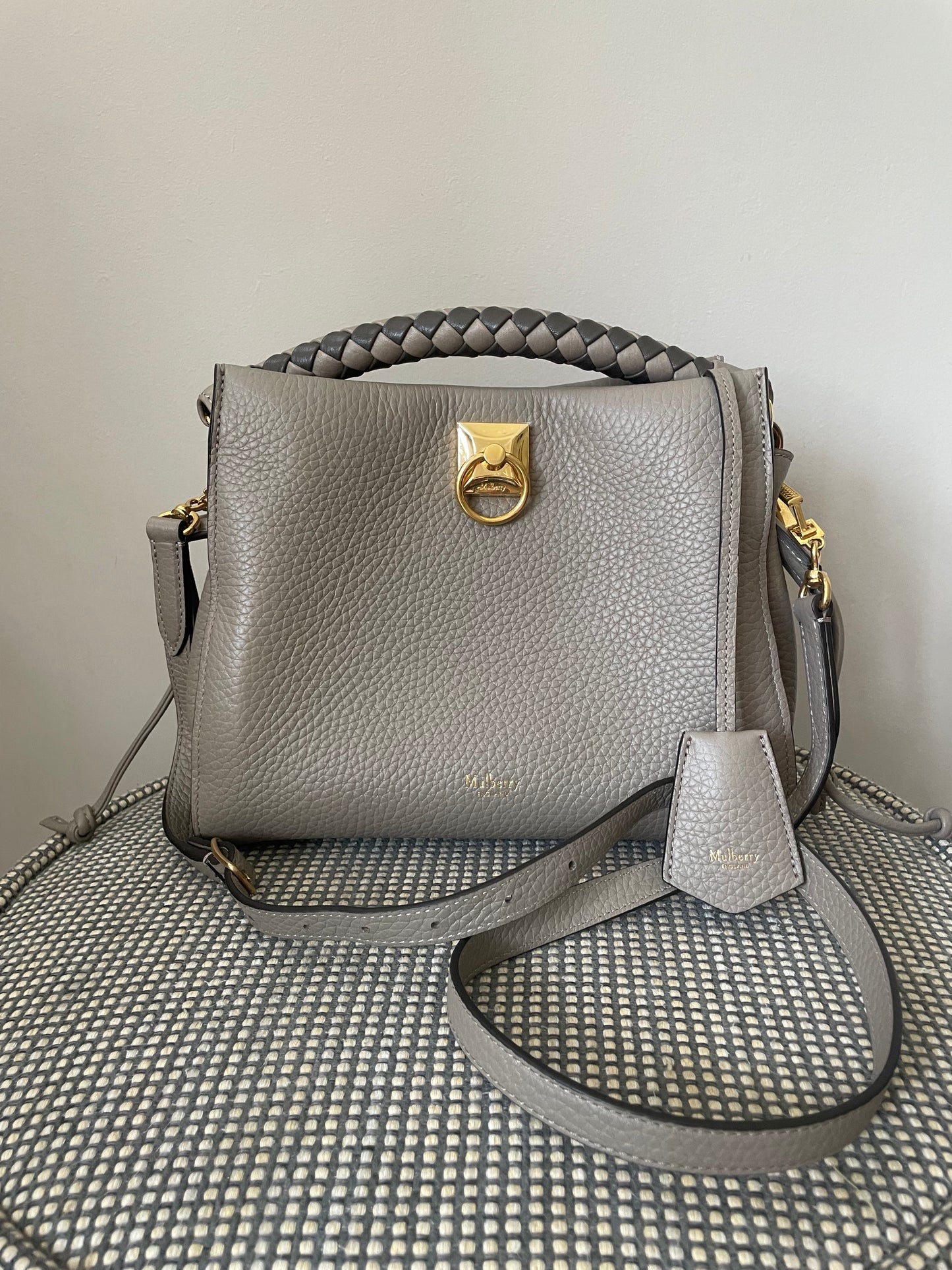 Preloved Mulberry Iris Shoulder Bag, Small