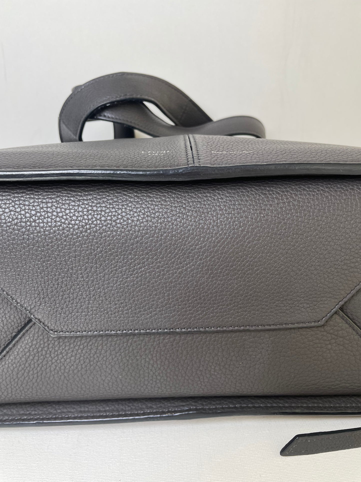 Preloved Celine Tri-Fold Shopping Tote Bag, Small