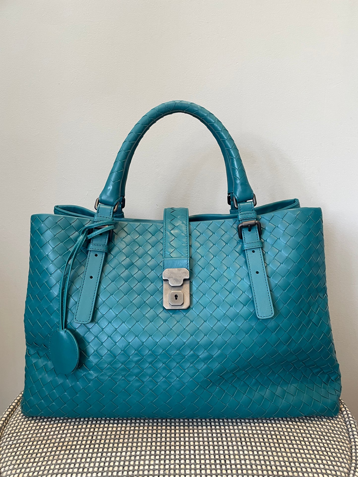 Preloved Bottega Veneta Roma Tote Bag, Large