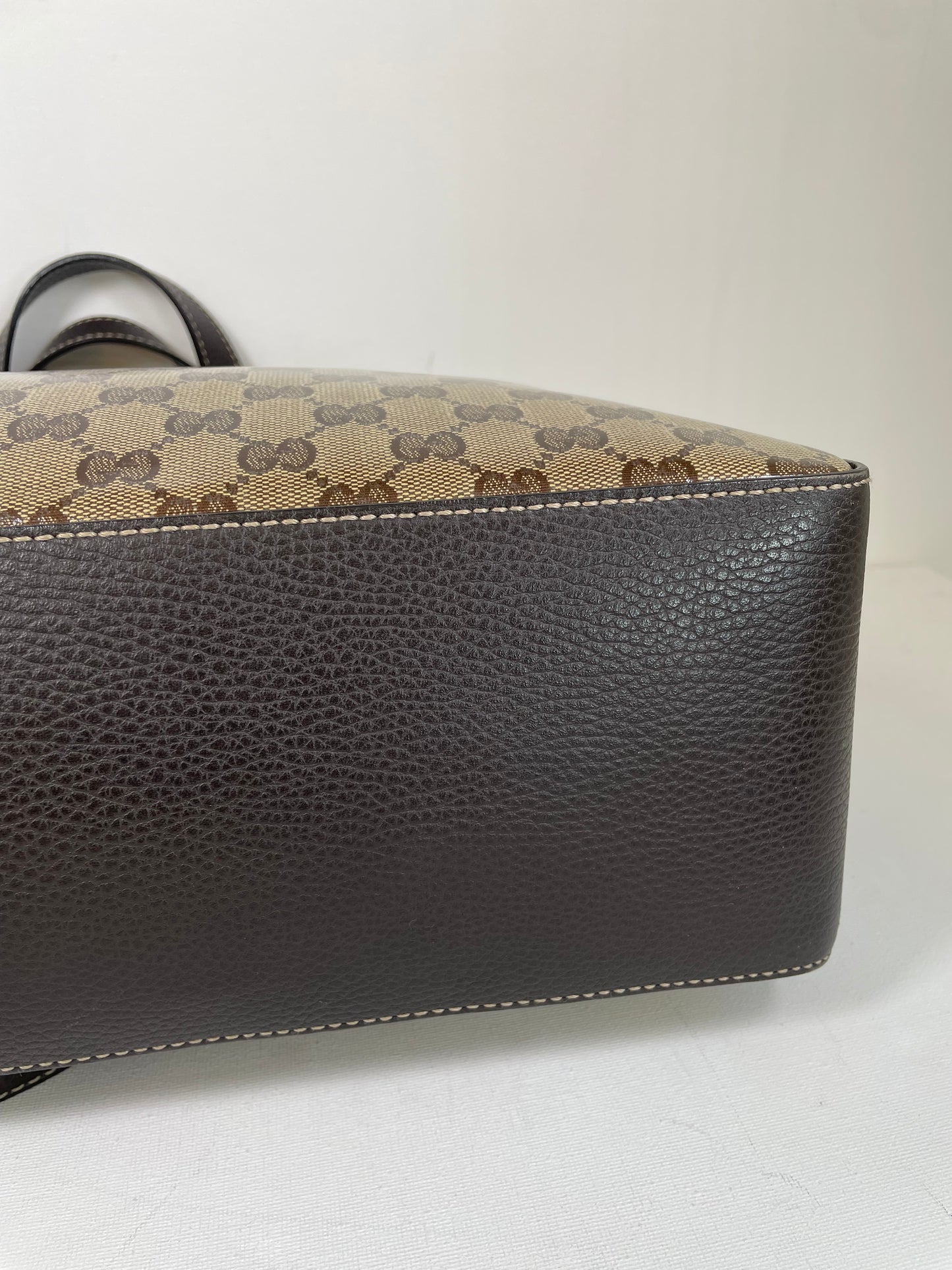 Preloved Gucci GG Crystal Coated Canvas Belted Tote Bag