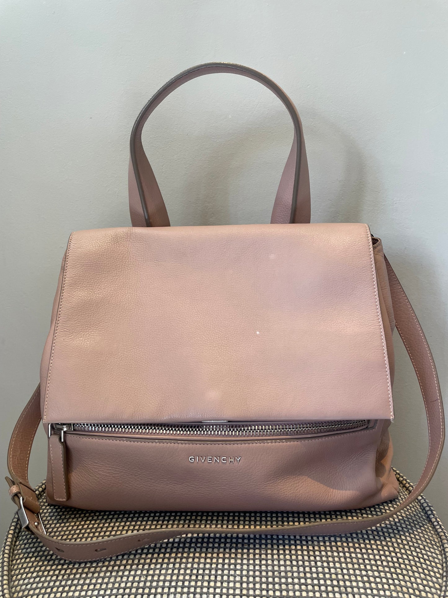 Preloved Givenchy Pandora Pure Flap Bag, Medium