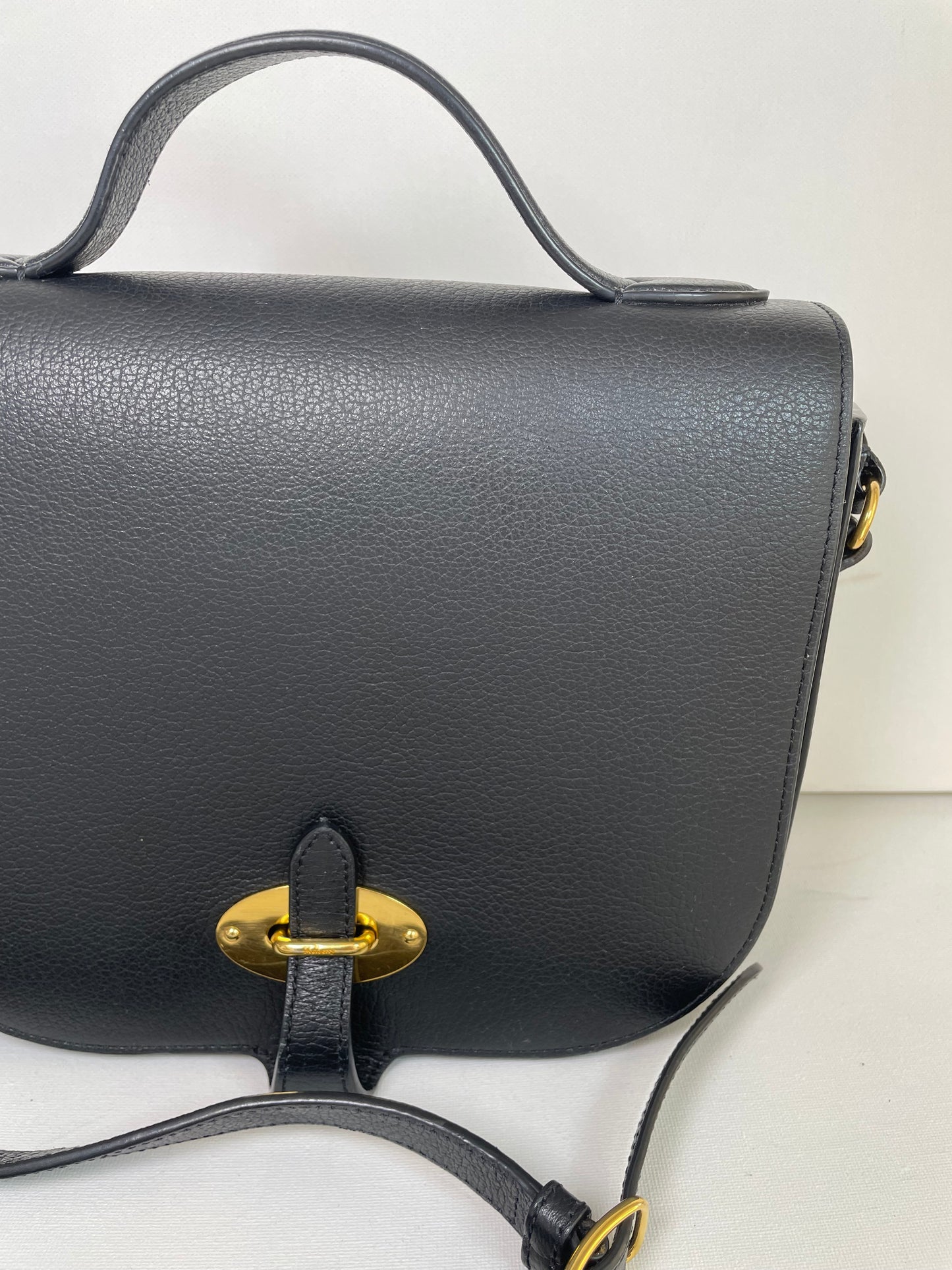 Preloved Mulberry Tenby Satchel Shoulder Bag, Large