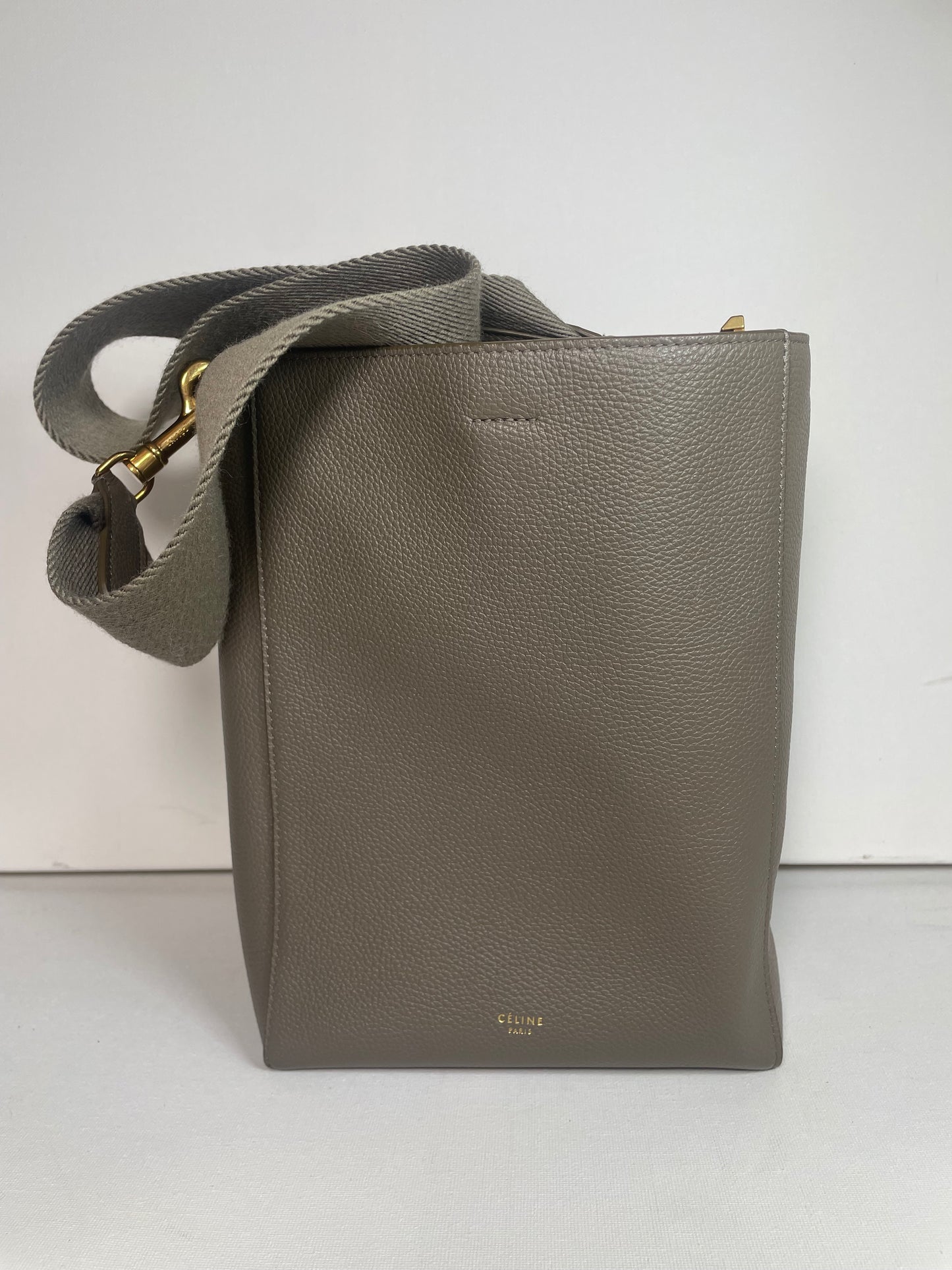 Preloved Celine Sangle Seau Bucket Bag, Small