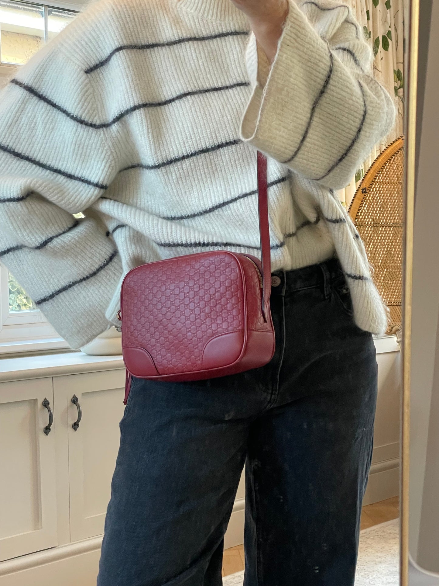 Preloved Gucci Microguccissima Bree Crossbody Bag