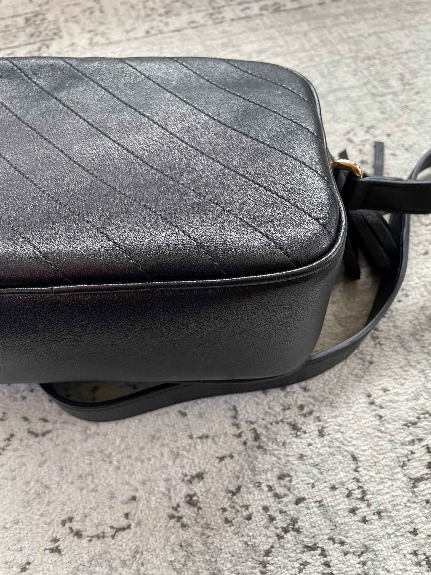 Preloved Gucci Blonde Crossbody Bag, Small