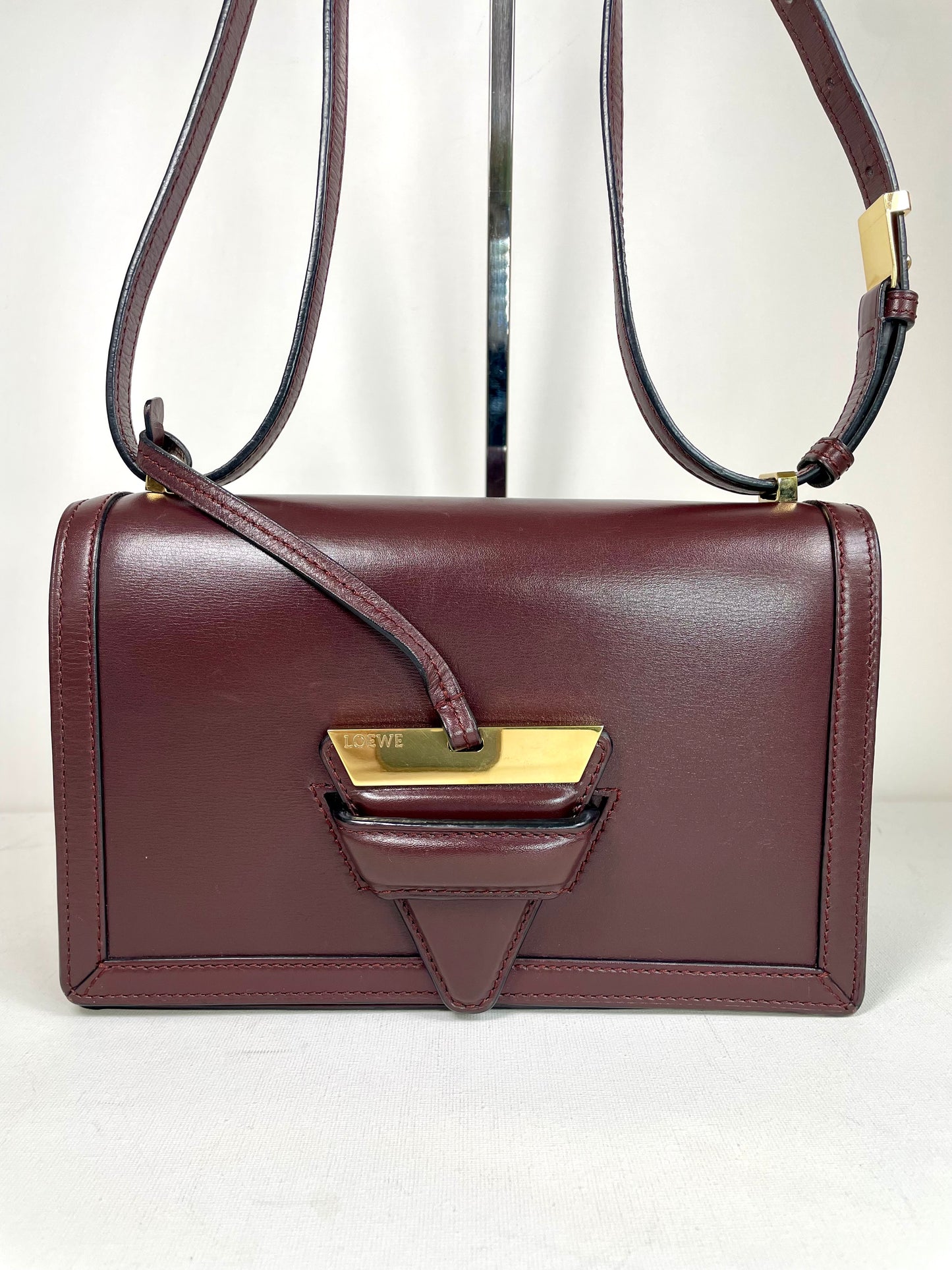 Preloved Loewe Barcelona Crossbody Bag, Medium