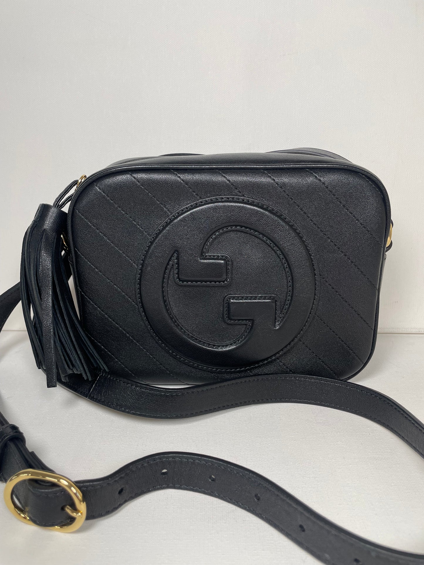 Preloved Gucci Blonde Crossbody Bag, Small