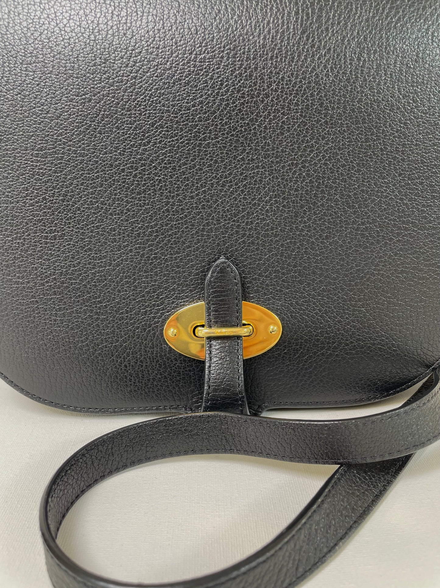 Preloved Mulberry Tenby Satchel Shoulder Bag, Large