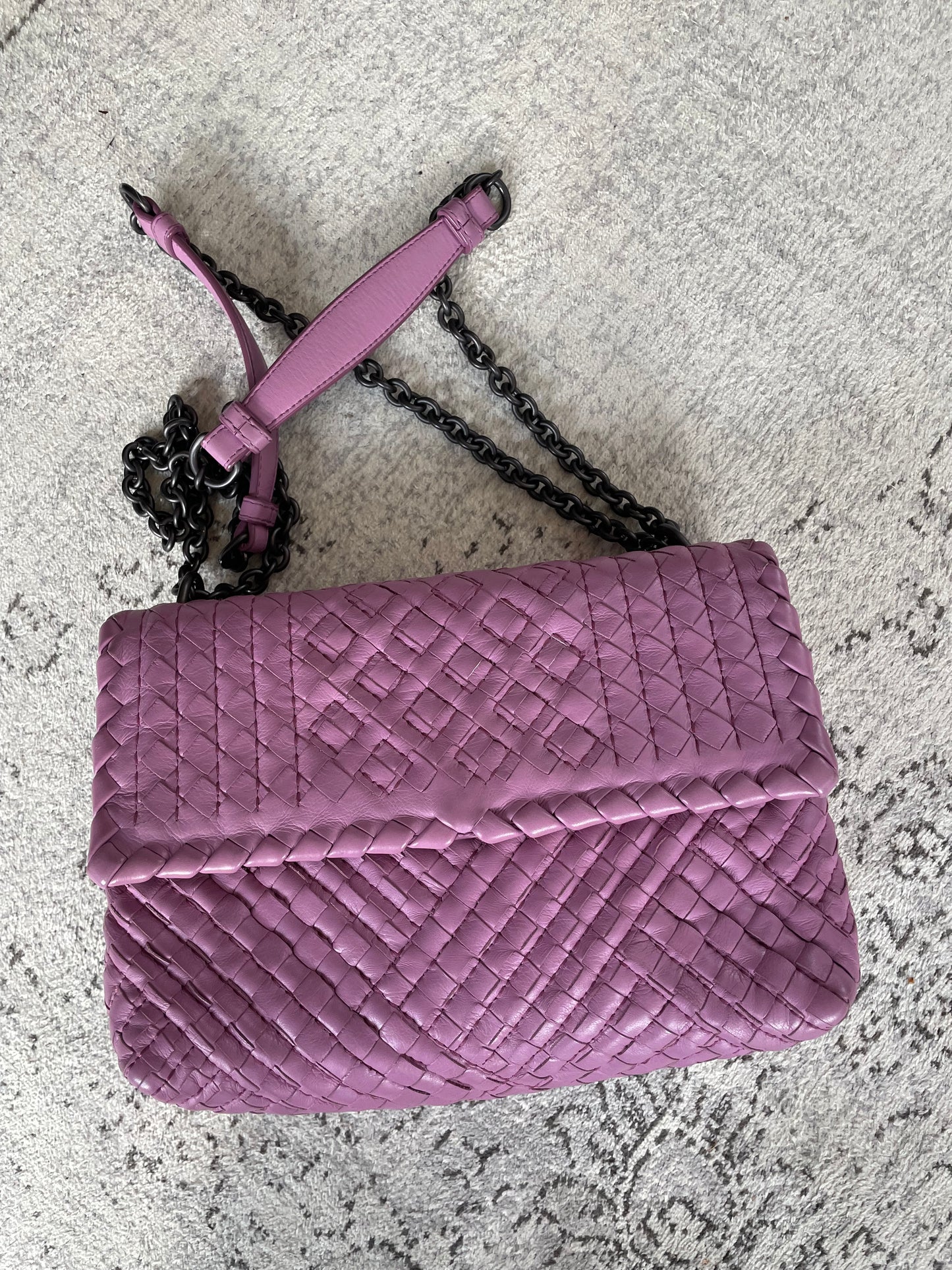 Preloved Bottega Veneta Boutis Intrecciato Olimpia Bag, Small