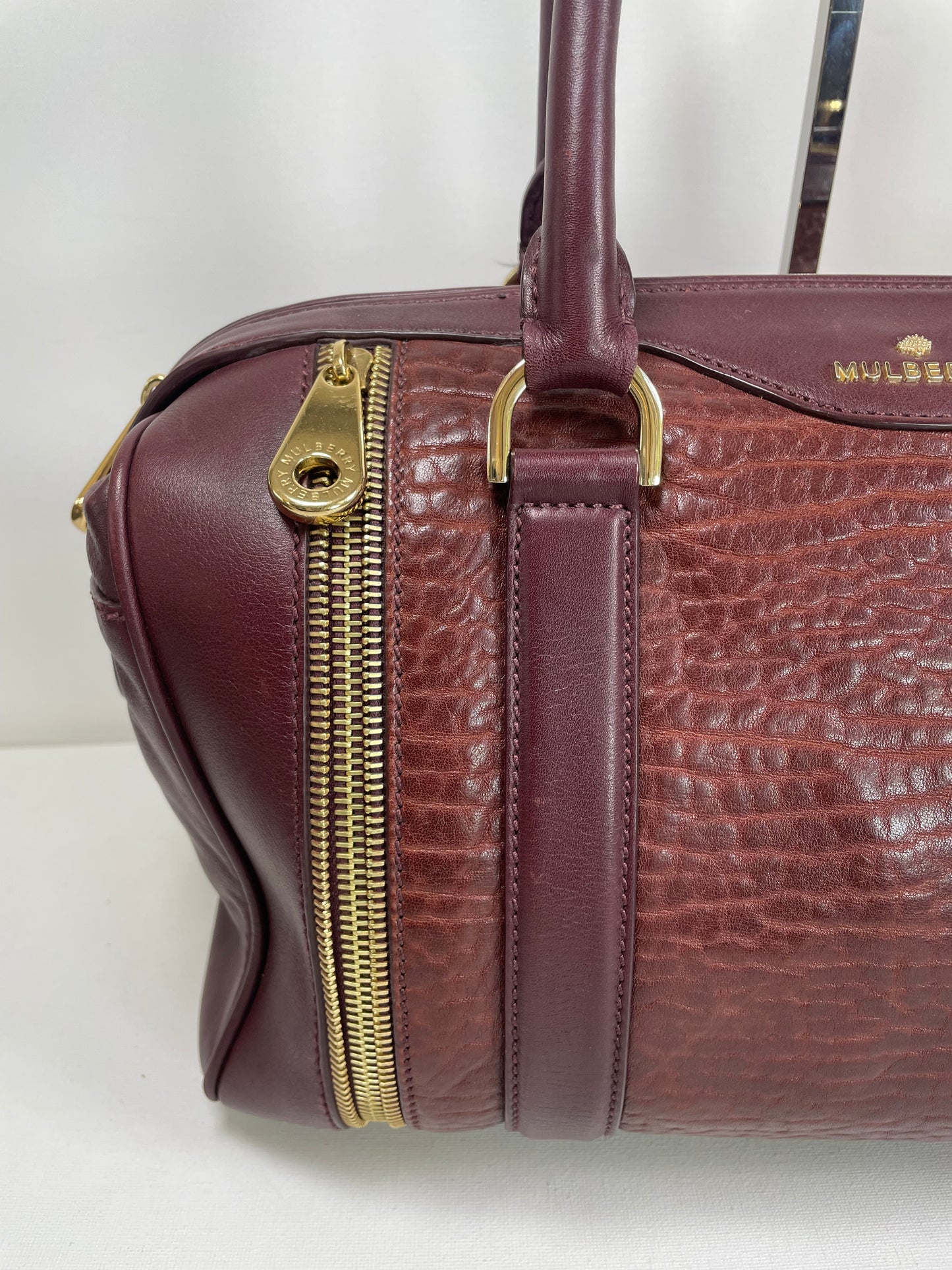 Preloved Mulberry Tasha Boston Bag