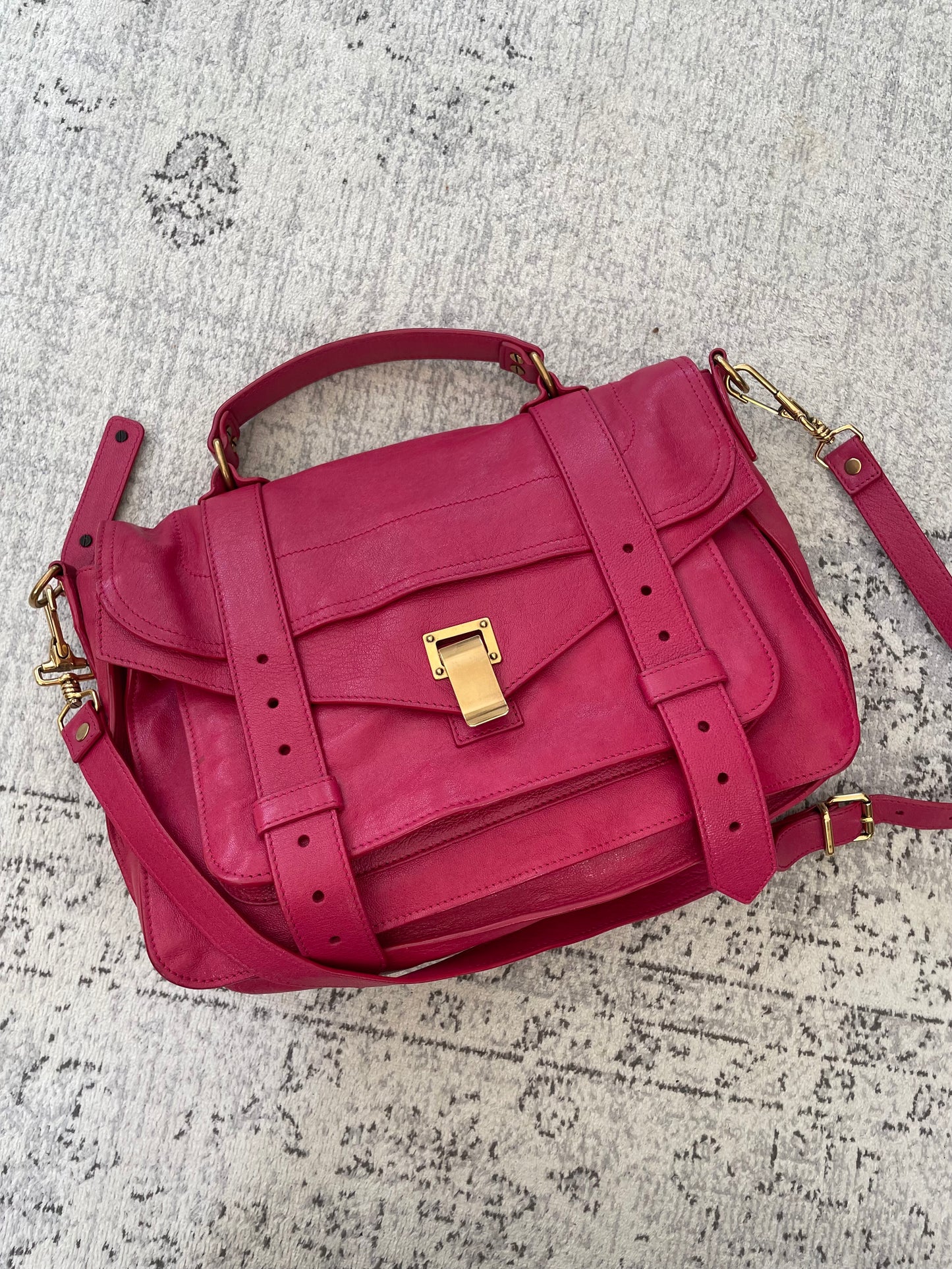 Preloved Proenza Schouler PS1 Satchel Shoulder Bag, Medium