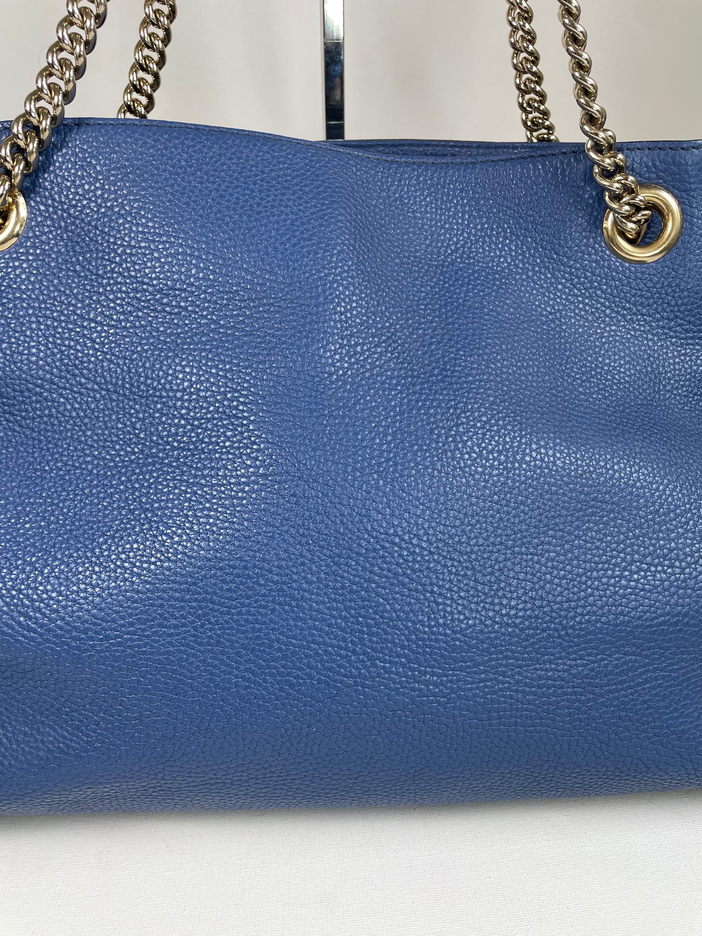 Preloved Gucci Soho Chain Shoulder Tote Bag, Medium