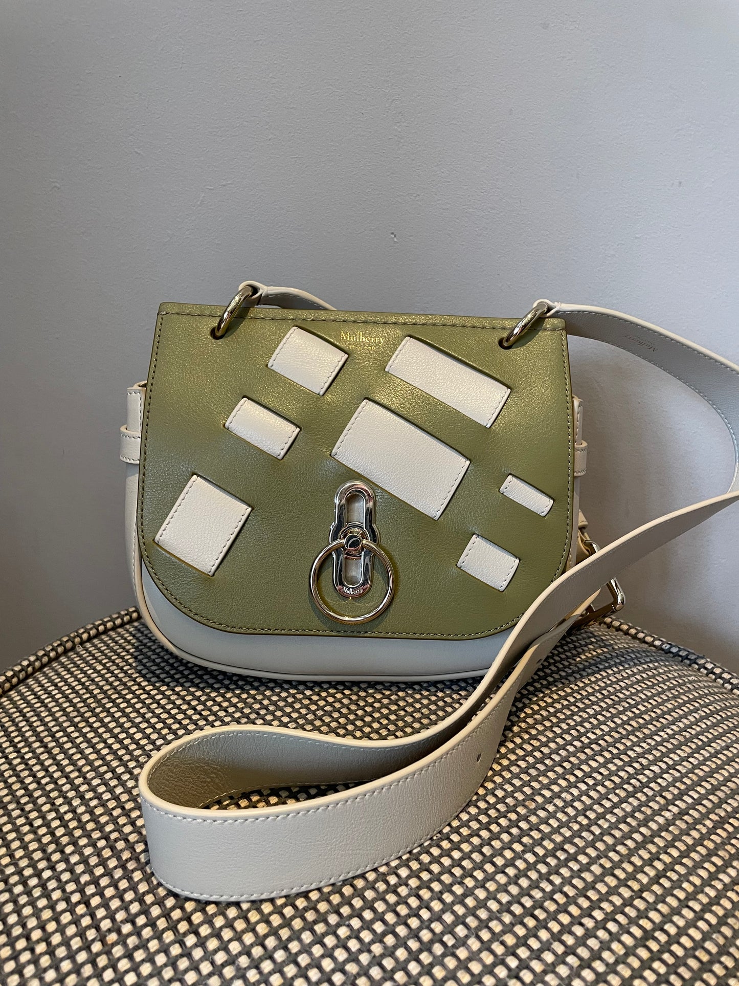 Preloved Mulberry Amberley Satchel Bag, Small