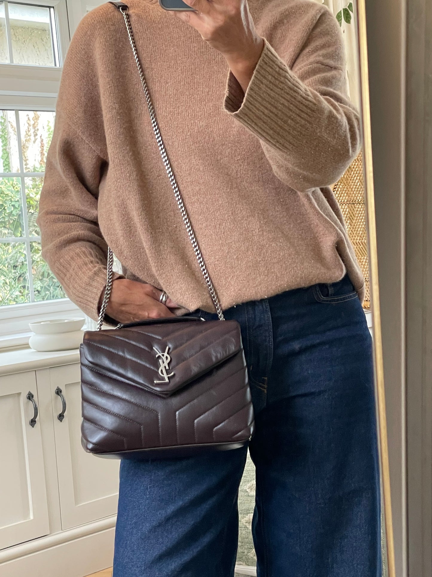 Preloved Yves Saint Laurent Quilted LouLou Shoulder Bag, Small