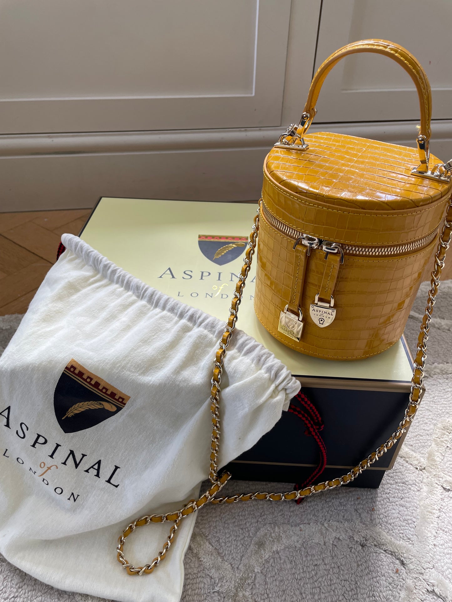 Preloved Aspinal of London Pandora Bag
