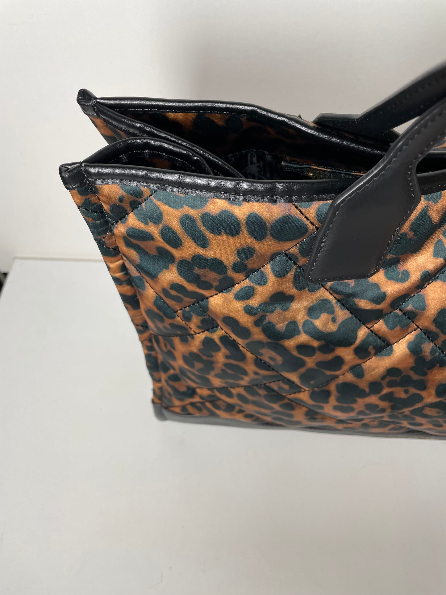 Preloved Kurt Geiger Leopard Print Shopping Tote Bag