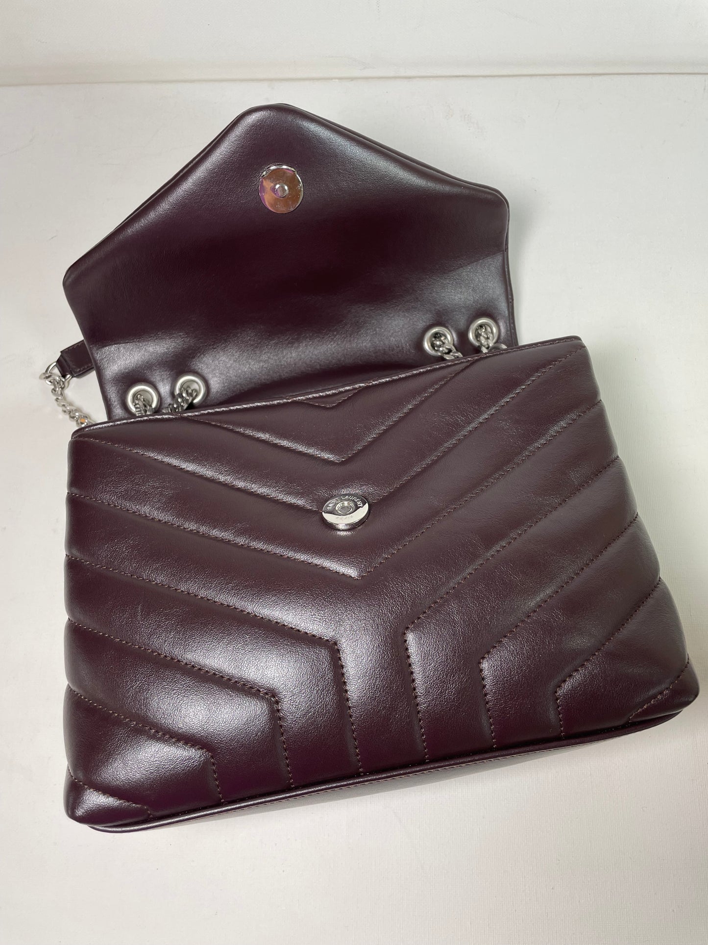 Preloved Yves Saint Laurent Quilted LouLou Shoulder Bag, Small