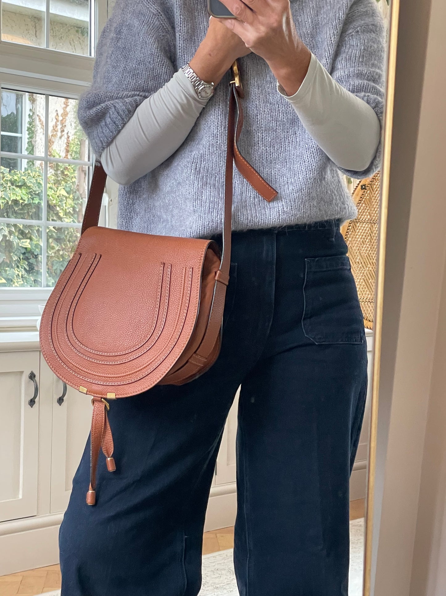 Preloved Chloe Marcie Crossbody Bag, Medium