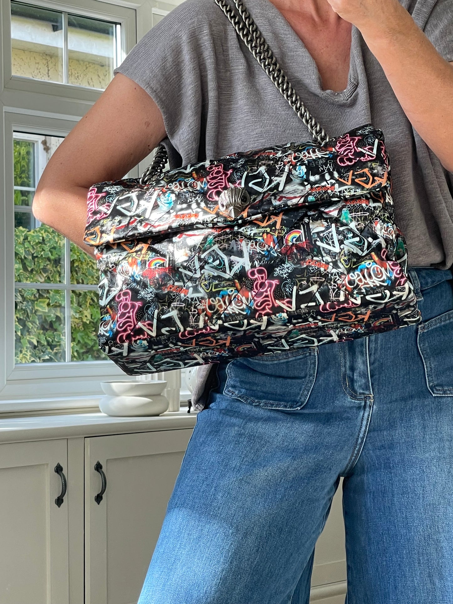 Preloved Kurt Geiger Kensington Soft Shoulder Bag, XXL