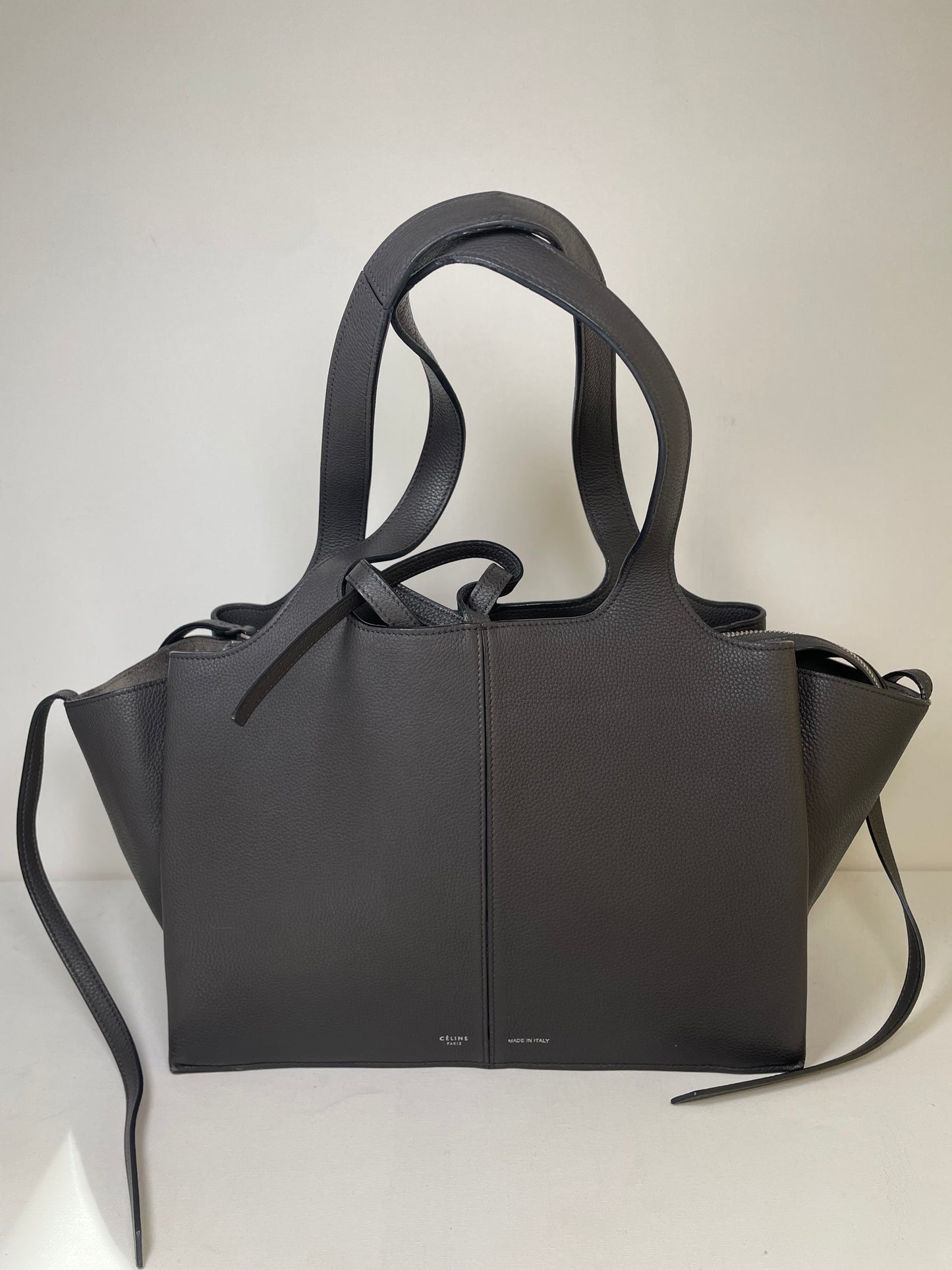 Preloved Celine Tri-Fold Shopping Tote Bag, Small