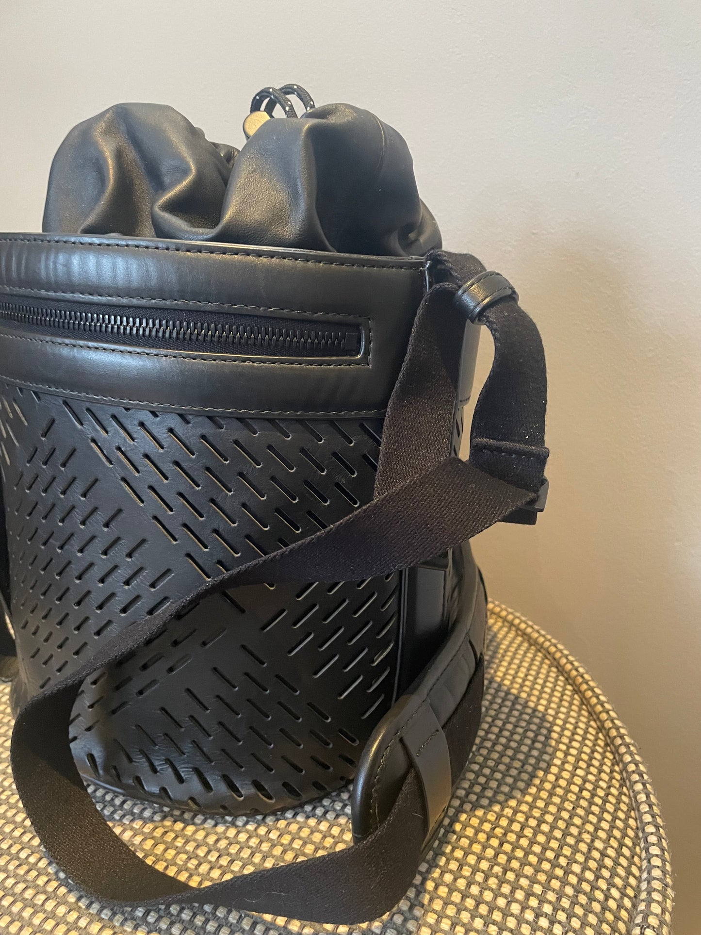 Preloved Bottega Veneta Perforated Bucket Bag