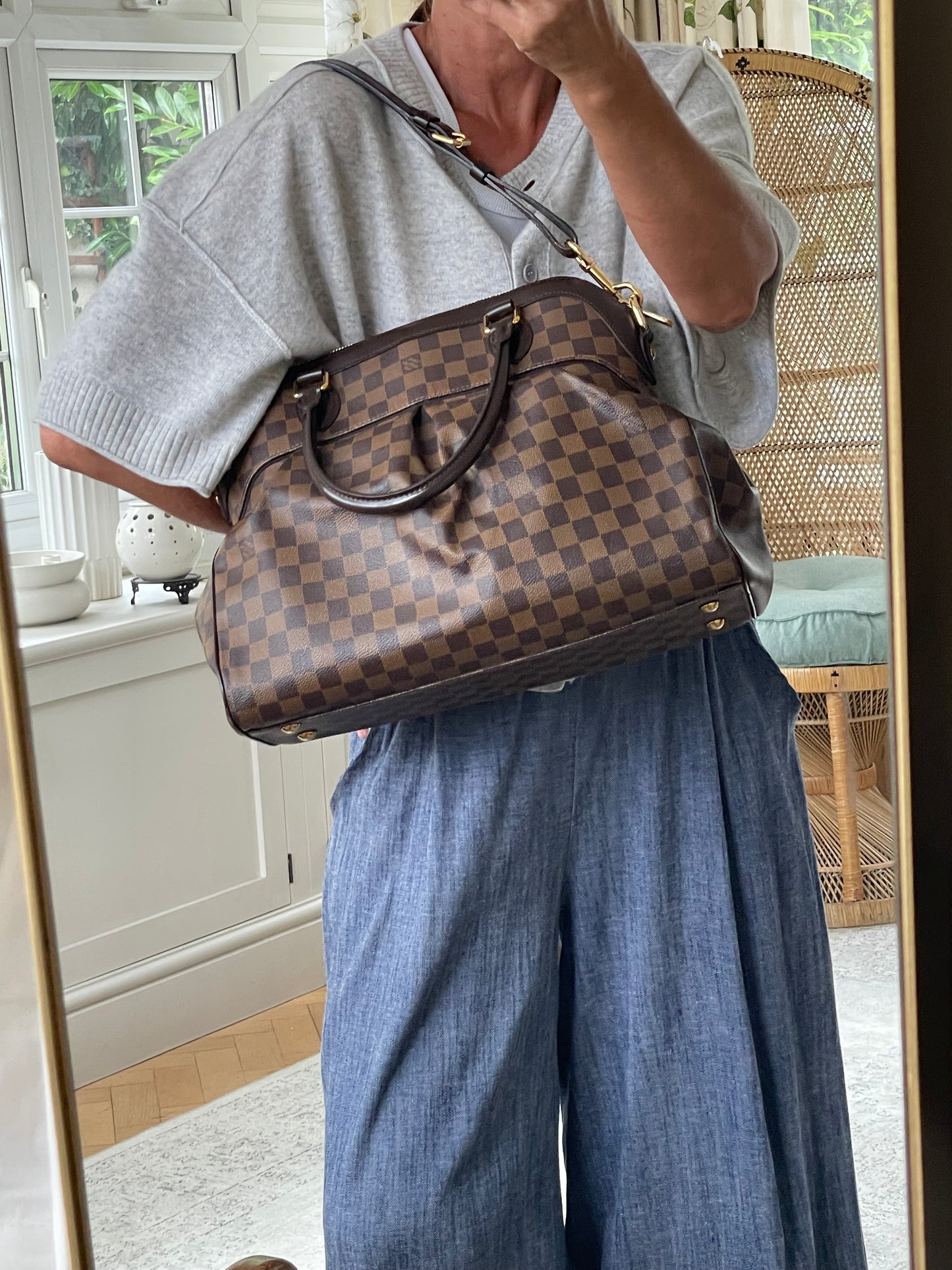 Preloved Louis Vuitton Trevi Tote Bag, GM