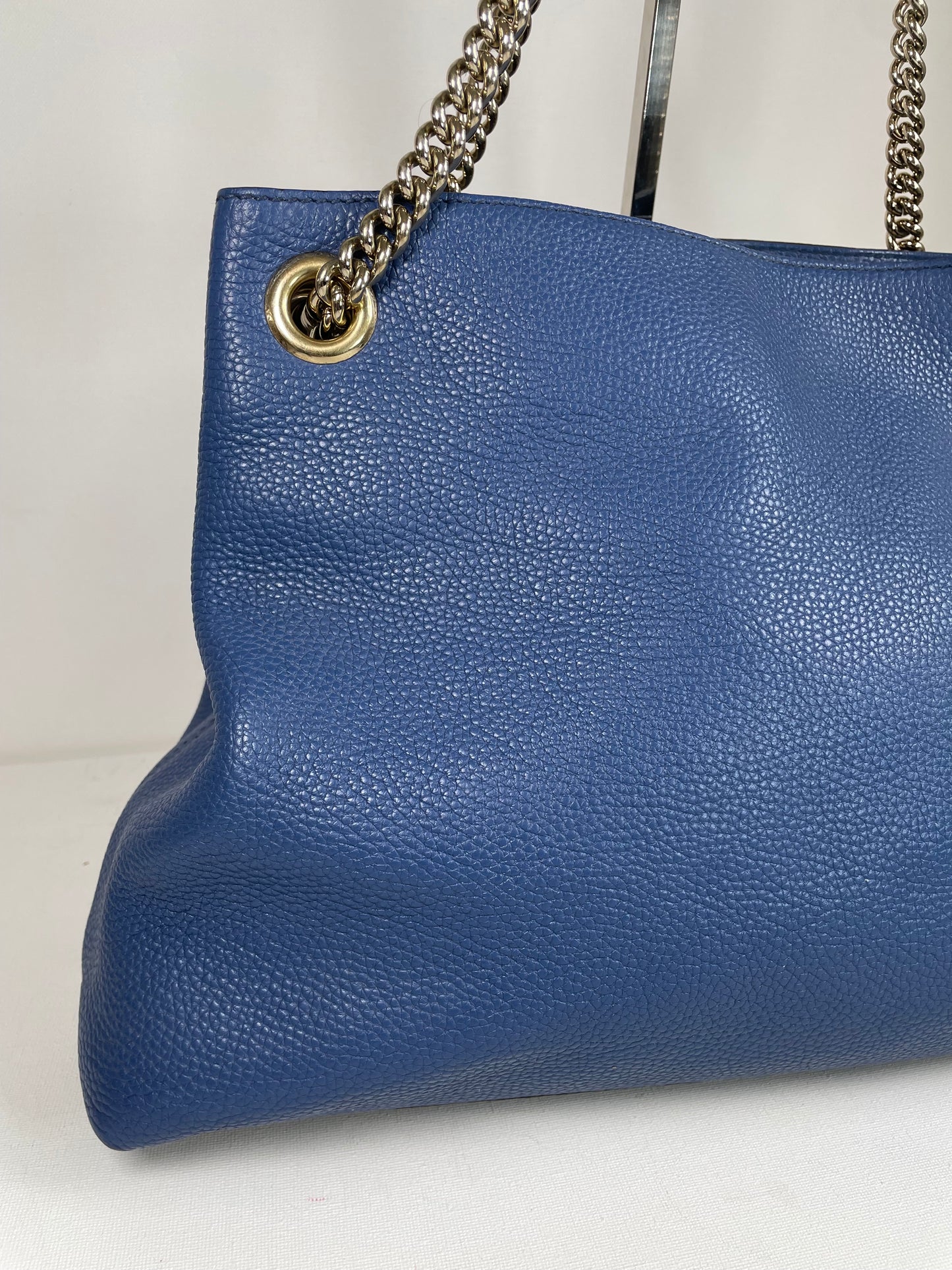 Preloved Gucci Soho Chain Shoulder Tote Bag, Medium