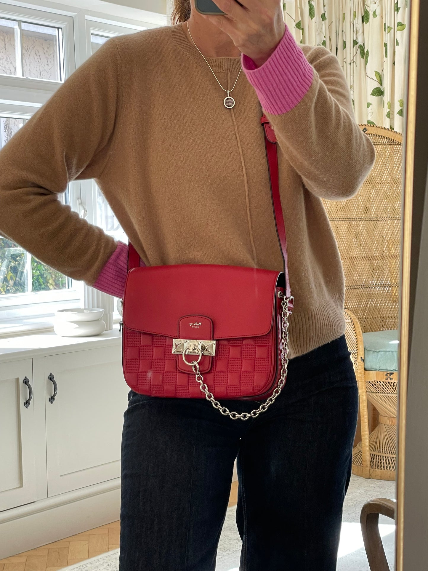 Preloved Mulberry Keeley Satchel Shoulder Bag