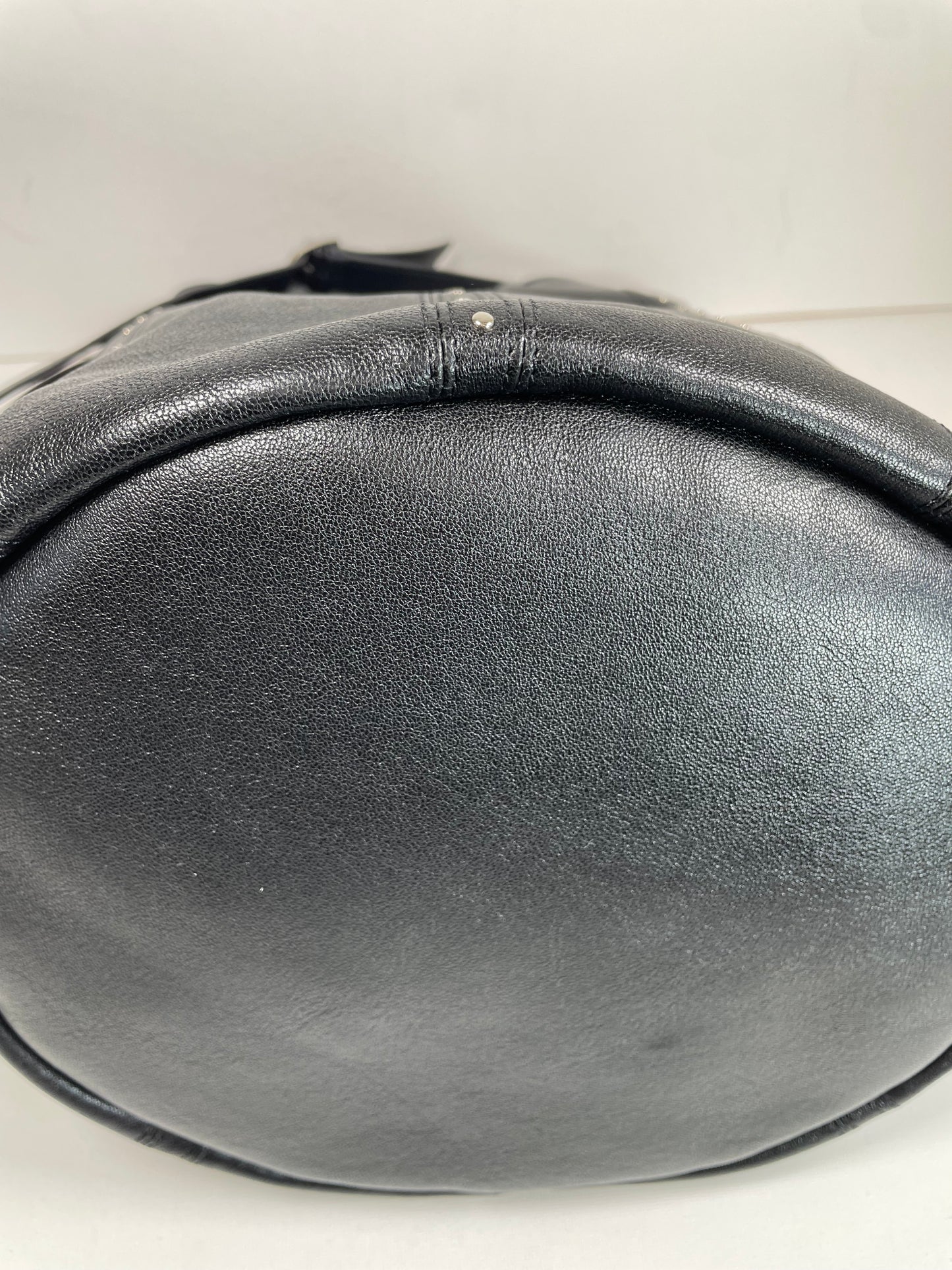 Preloved Celine Studded Shoulder Bucket Bag